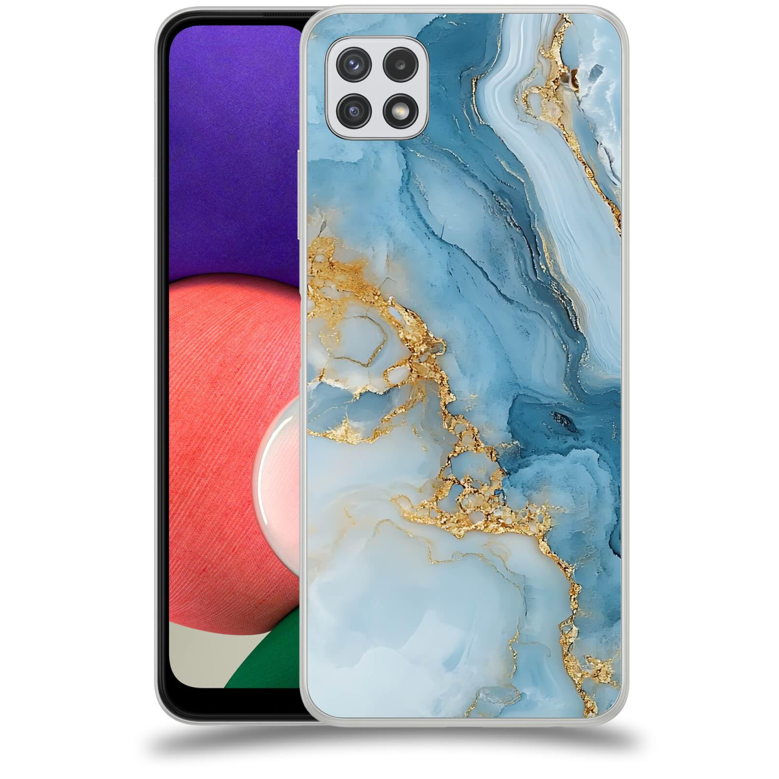 ACOVER Kryt na mobil Samsung Galaxy A22 A225F - Ice Marble II
