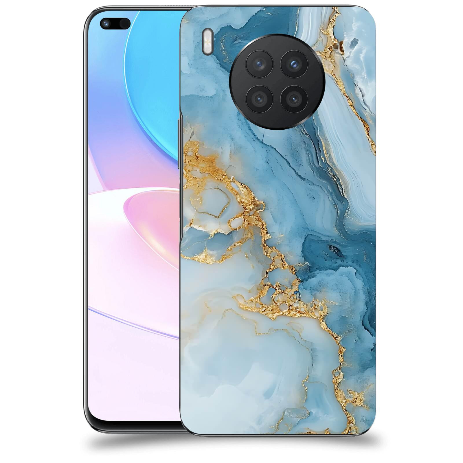 ACOVER Kryt na mobil Honor 50 Lite - Ice Marble II