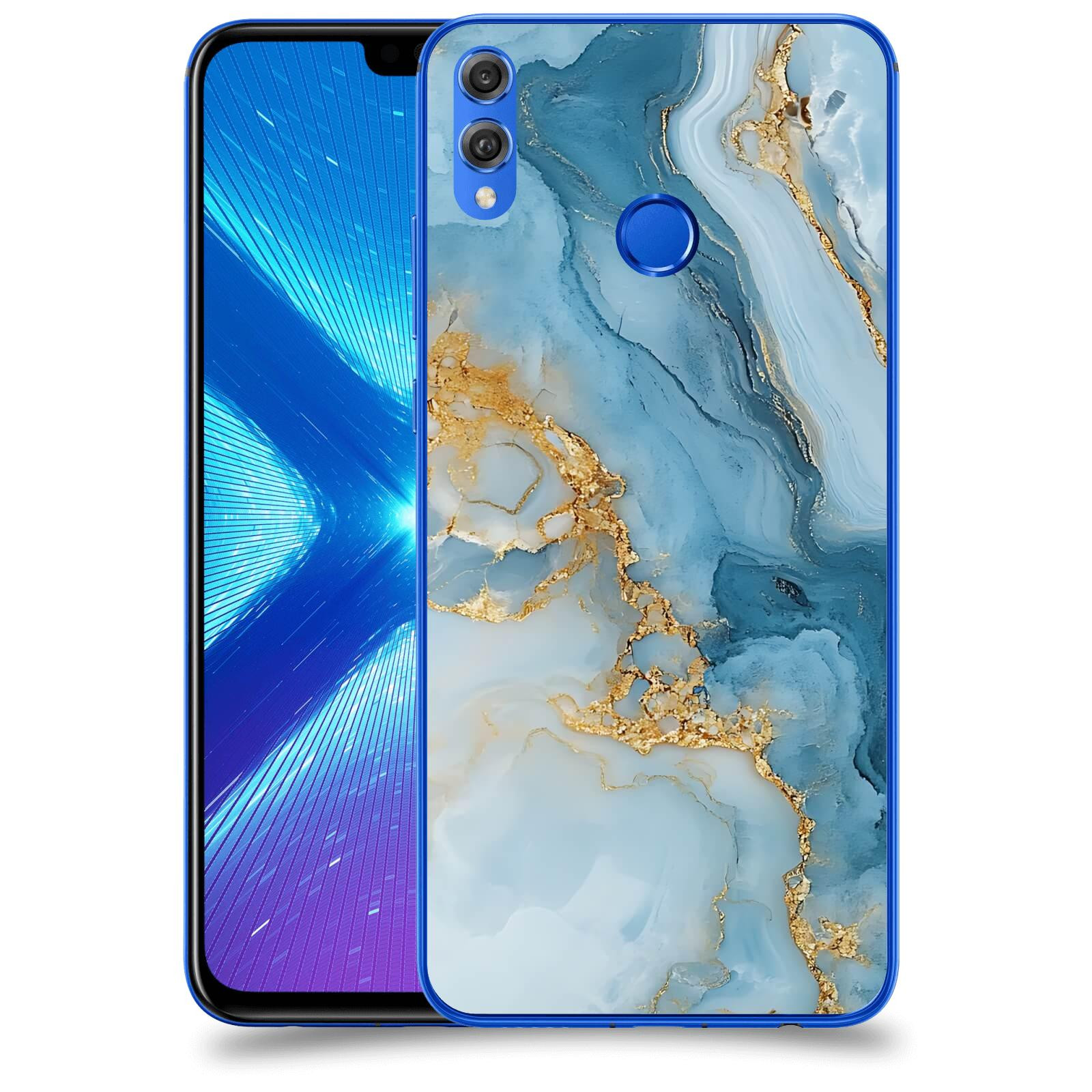 ACOVER Kryt na mobil Honor 8X - Ice Marble II