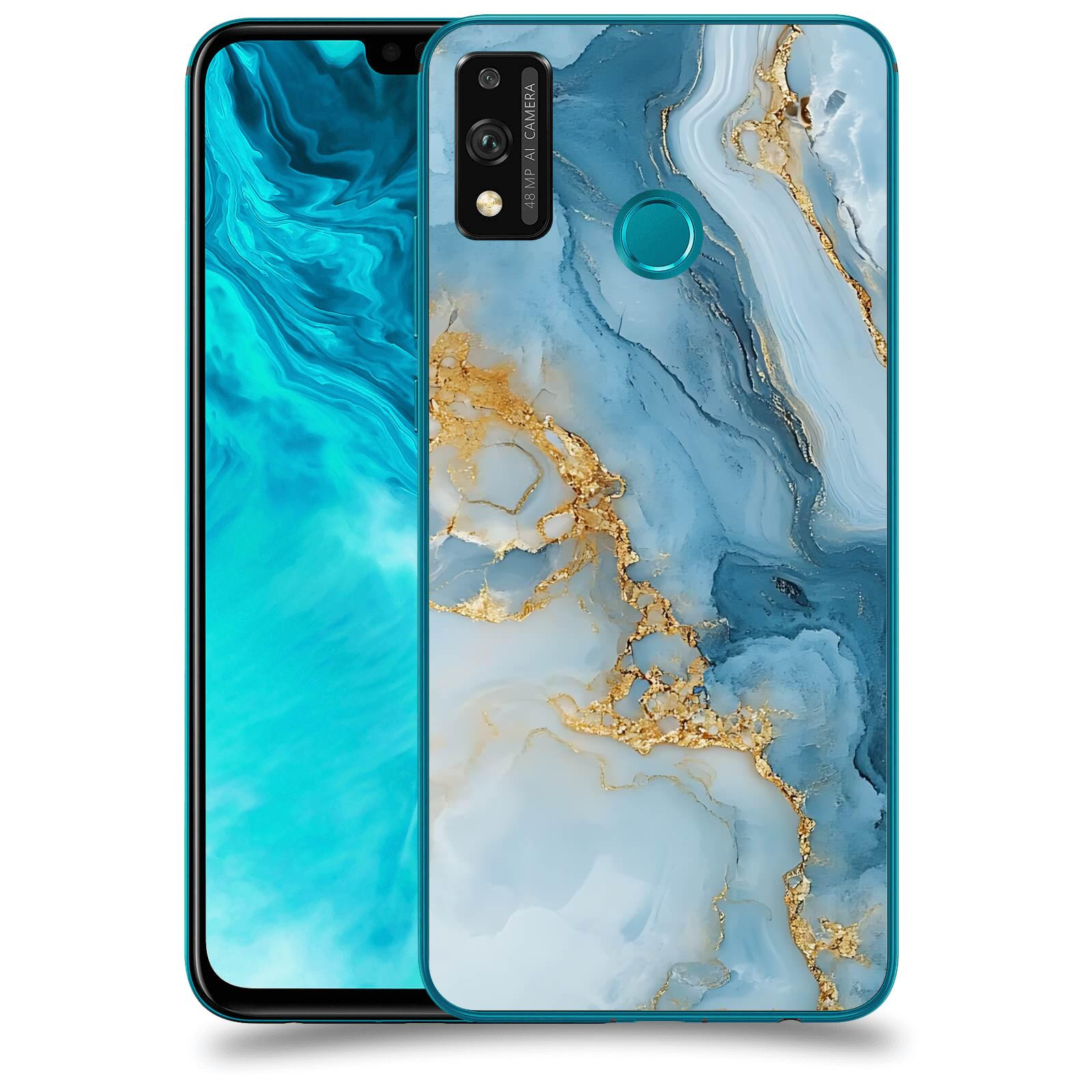 ACOVER Kryt na mobil Honor 9X Lite - Ice Marble II