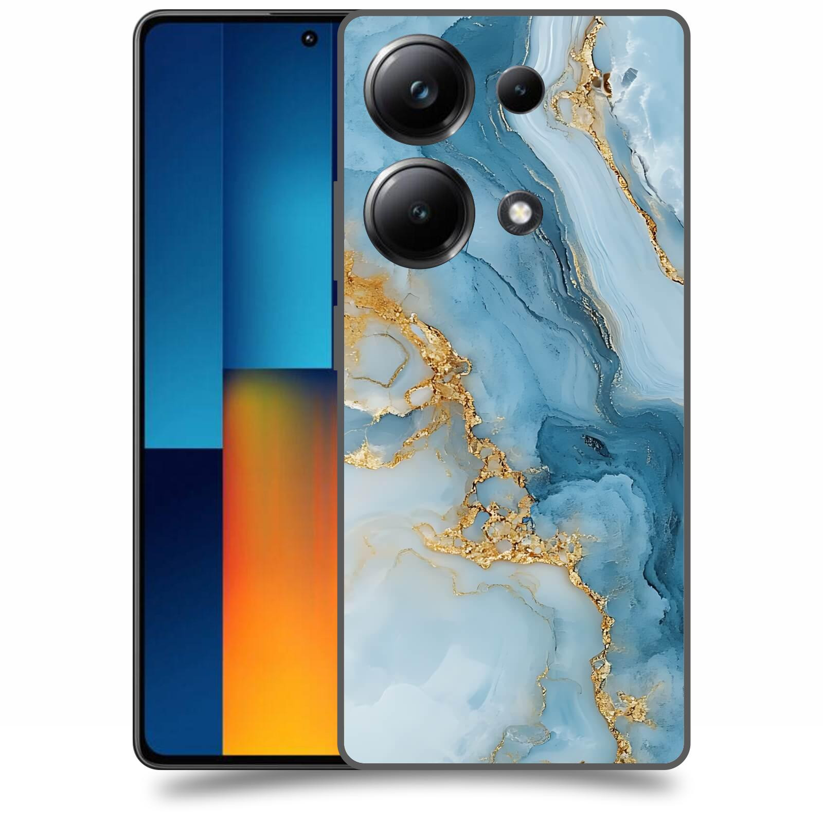ACOVER Kryt na mobil Poco M6 - Ice Marble II
