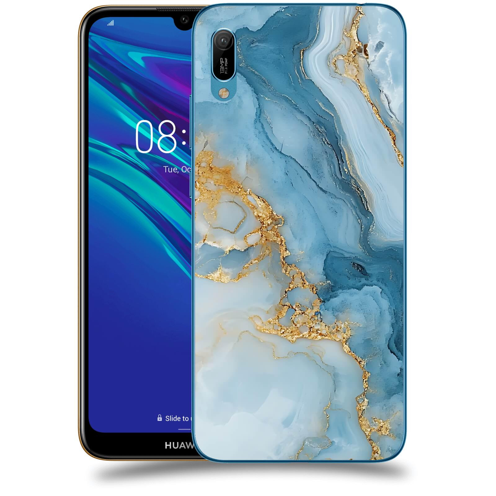 ACOVER Kryt na mobil Huawei Y6 2019 - Ice Marble II