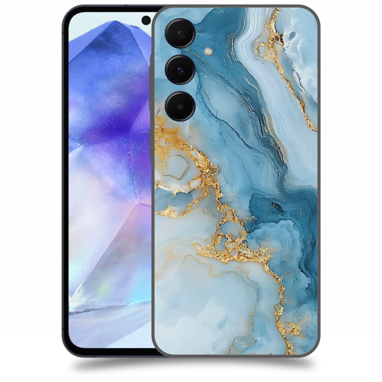 ACOVER Kryt na mobil Samsung Galaxy A55 5G - Ice Marble II