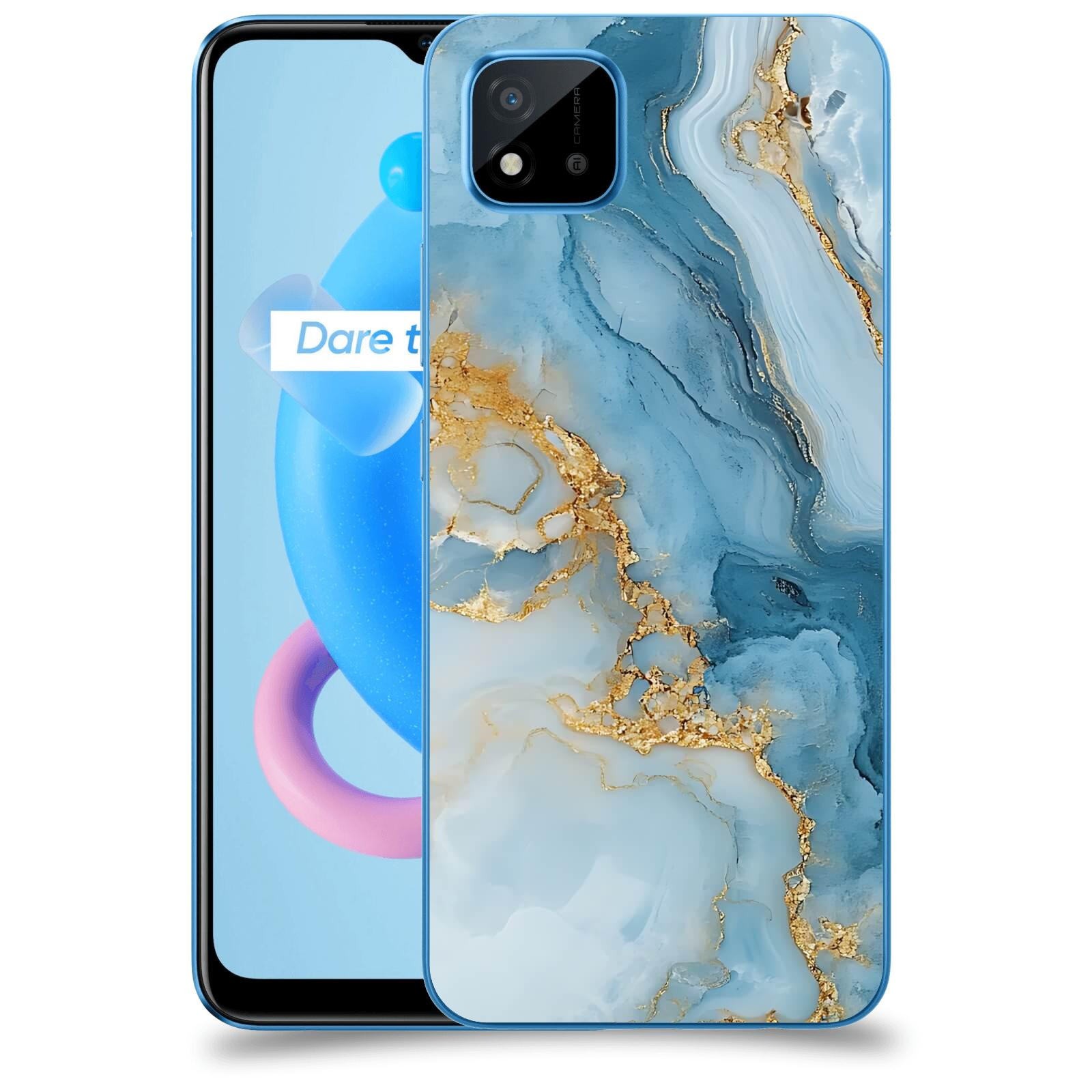 ACOVER Kryt na mobil Realme C11 (2021) - Ice Marble II