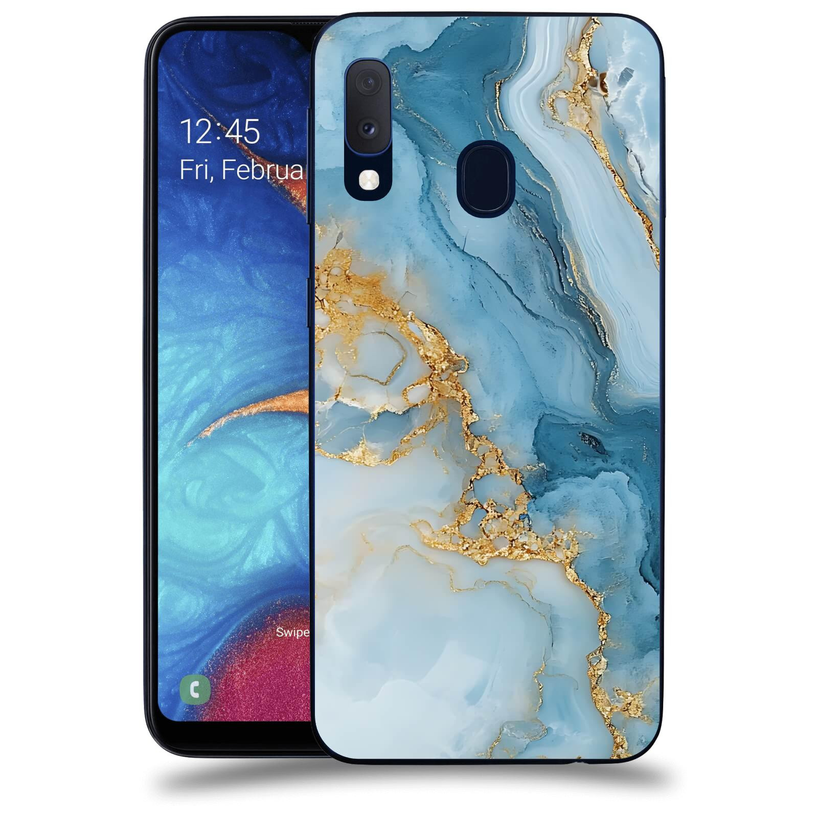 ACOVER Kryt na mobil Samsung Galaxy A20e A202F - Ice Marble II