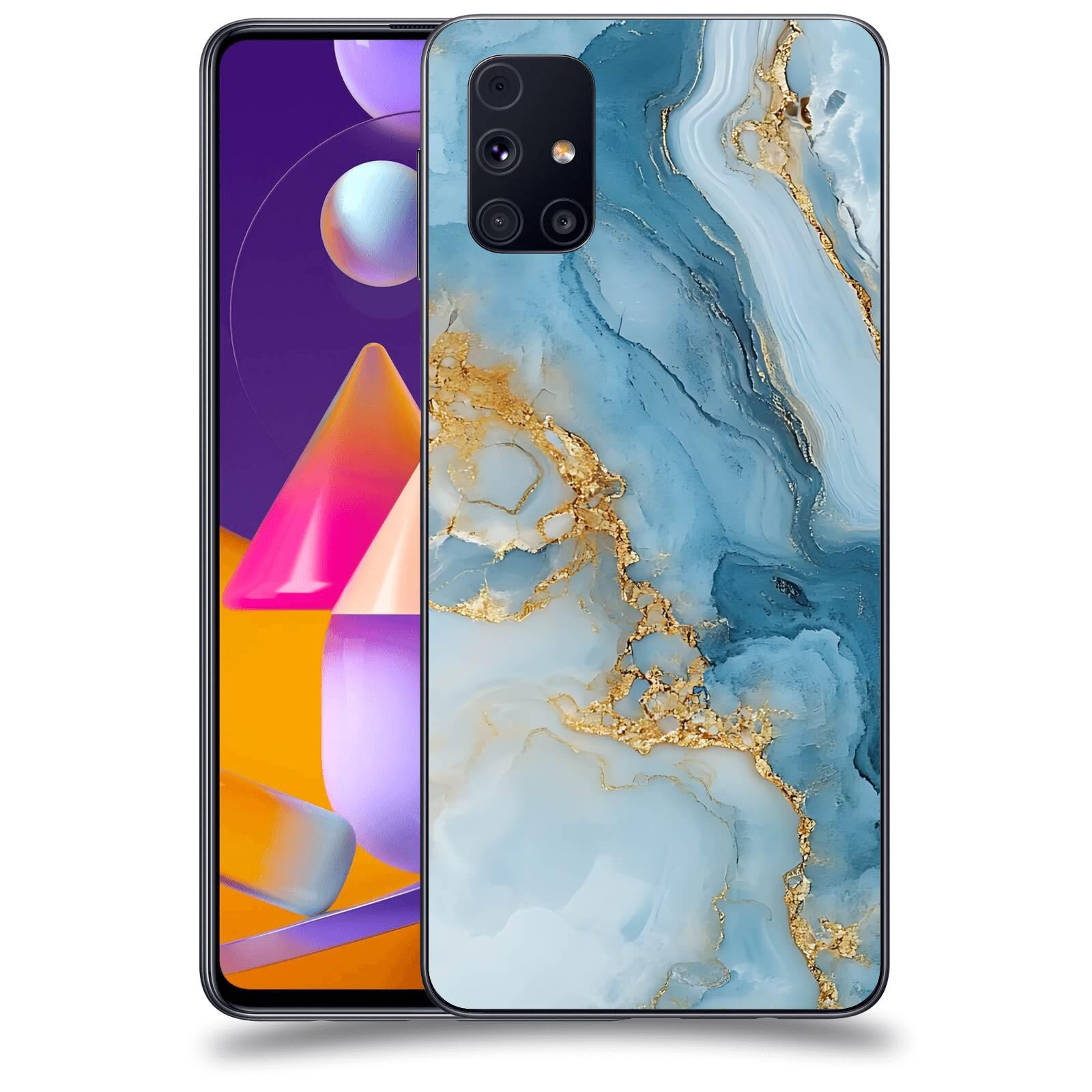 ACOVER Kryt na mobil Samsung Galaxy M31s - Ice Marble II