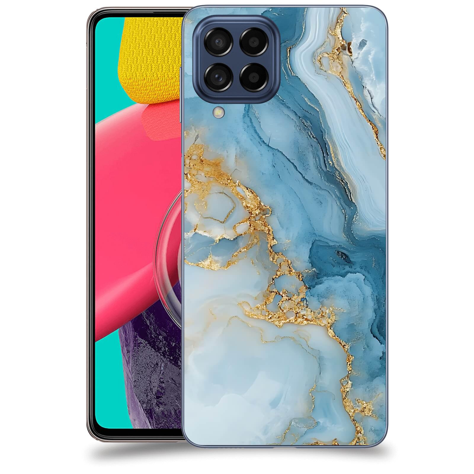 ACOVER Kryt na mobil Samsung Galaxy M53 5G - Ice Marble II