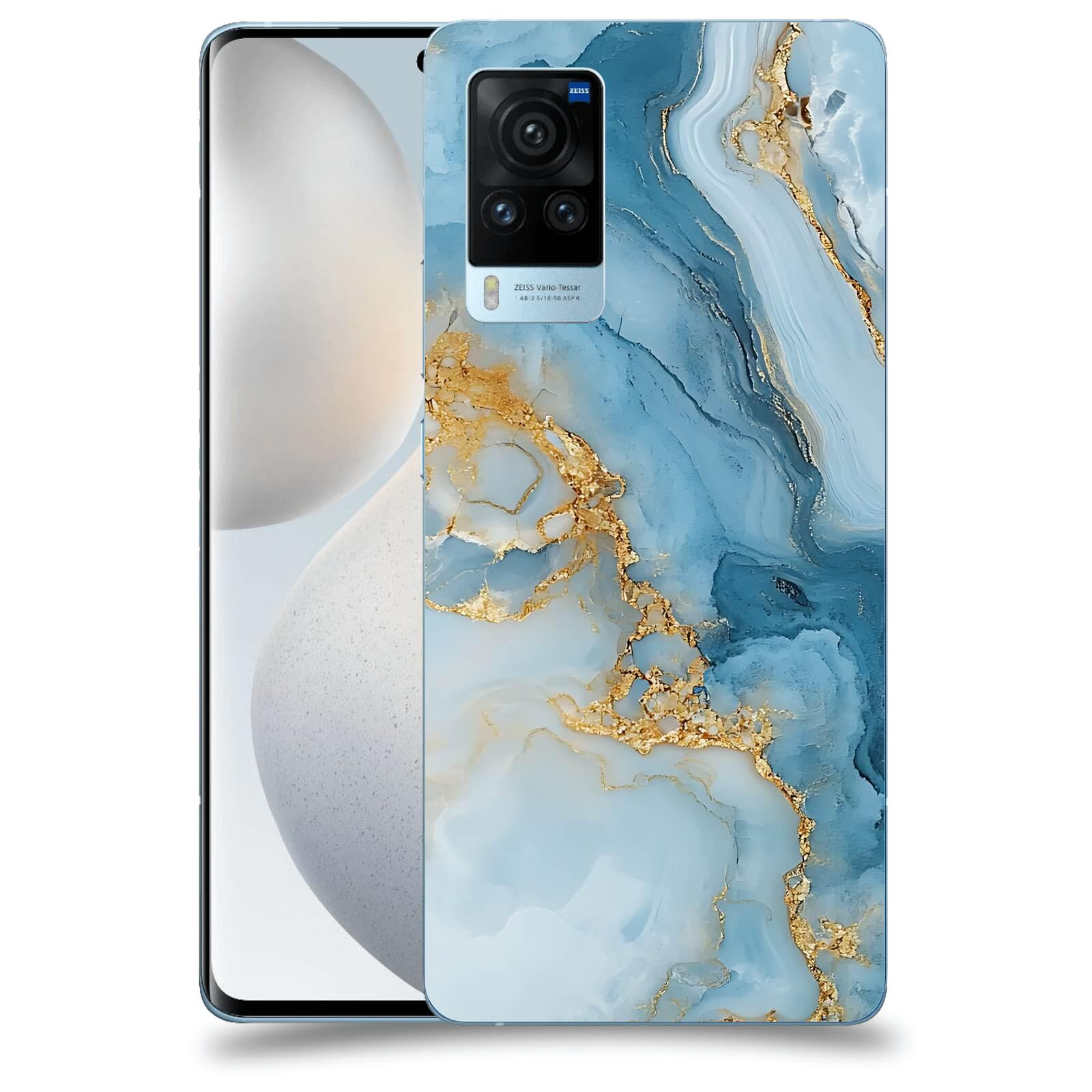 ACOVER Kryt na mobil Vivo X60 Pro 5G - Ice Marble II