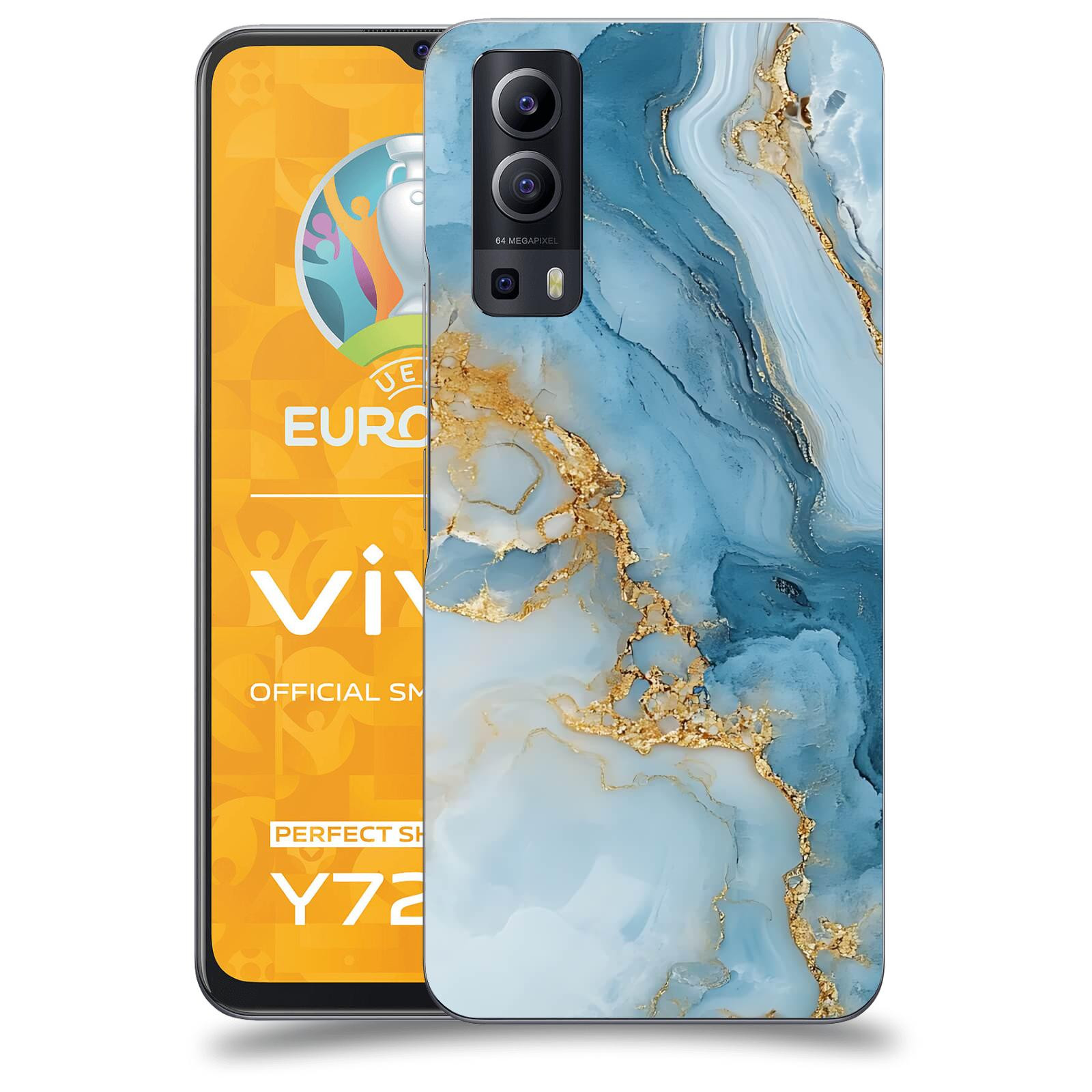 ACOVER Kryt na mobil Vivo Y72 5G - Ice Marble II