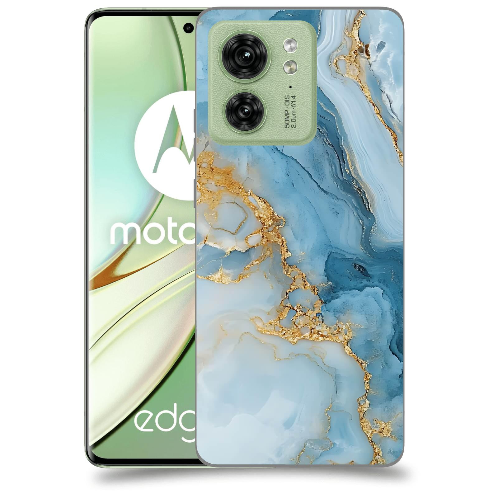 ACOVER Kryt na mobil Motorola EDGE 40 5G - Ice Marble II