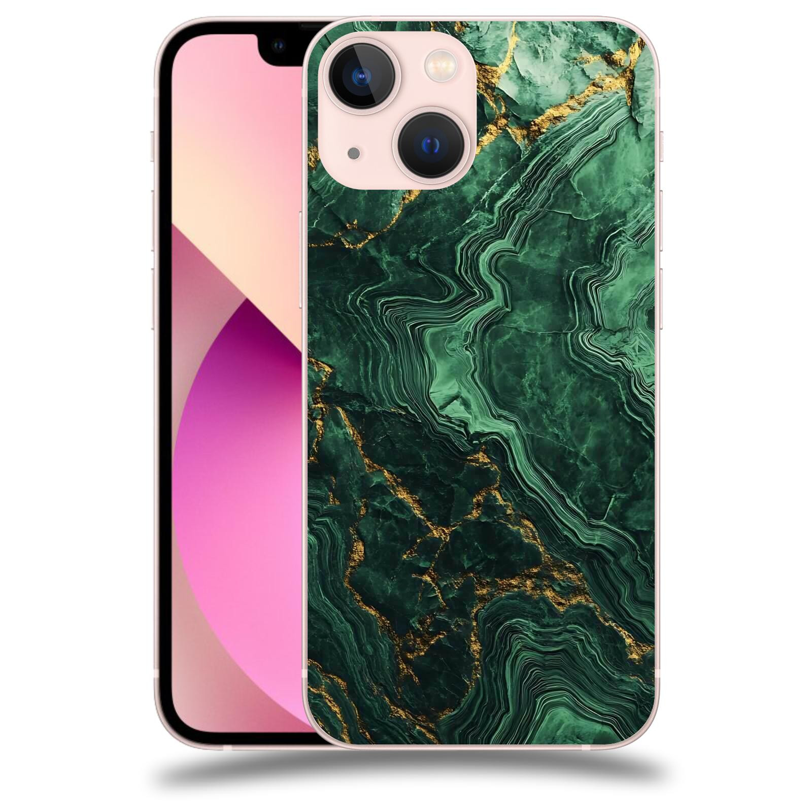 ACOVER Kryt na mobil Apple iPhone 13 mini - Golden Moss I