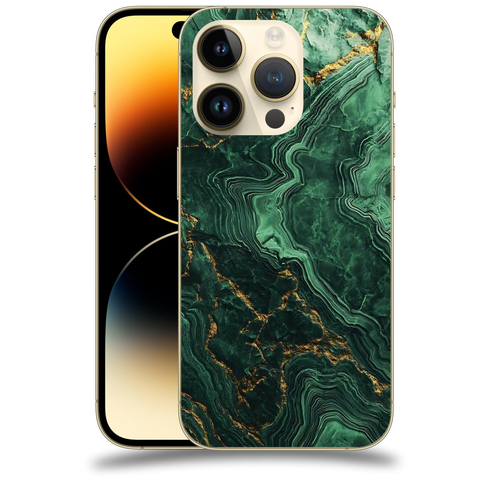 ACOVER Kryt na mobil Apple iPhone 14 Pro - Golden Moss I