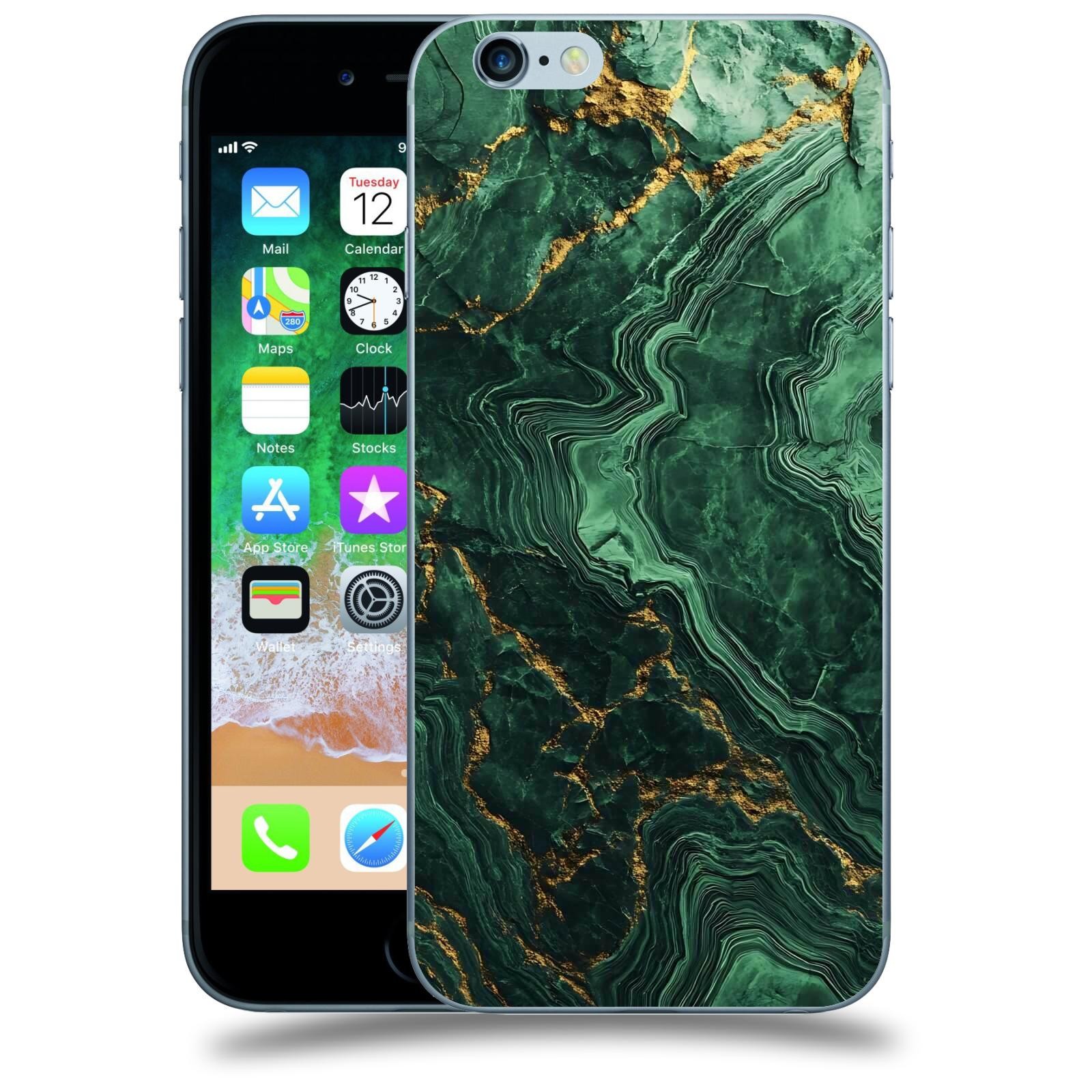 ACOVER Kryt na mobil Apple iPhone 6/6S - Golden Moss I