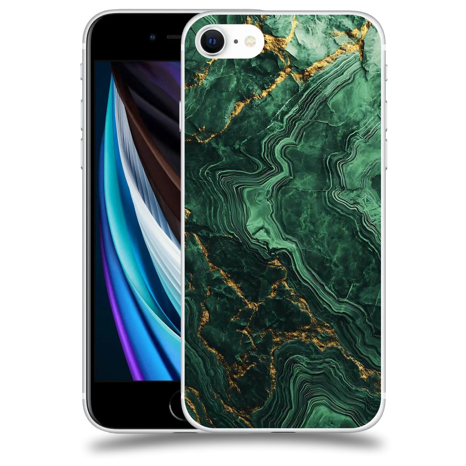 ACOVER Kryt na mobil Apple iPhone SE 2020 - Golden Moss I