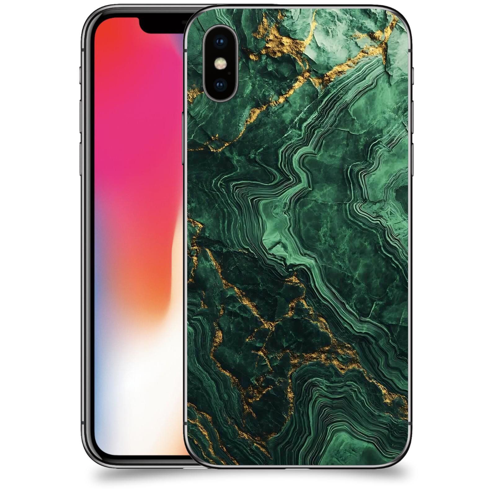 ACOVER Kryt na mobil Apple iPhone X/XS - Golden Moss I