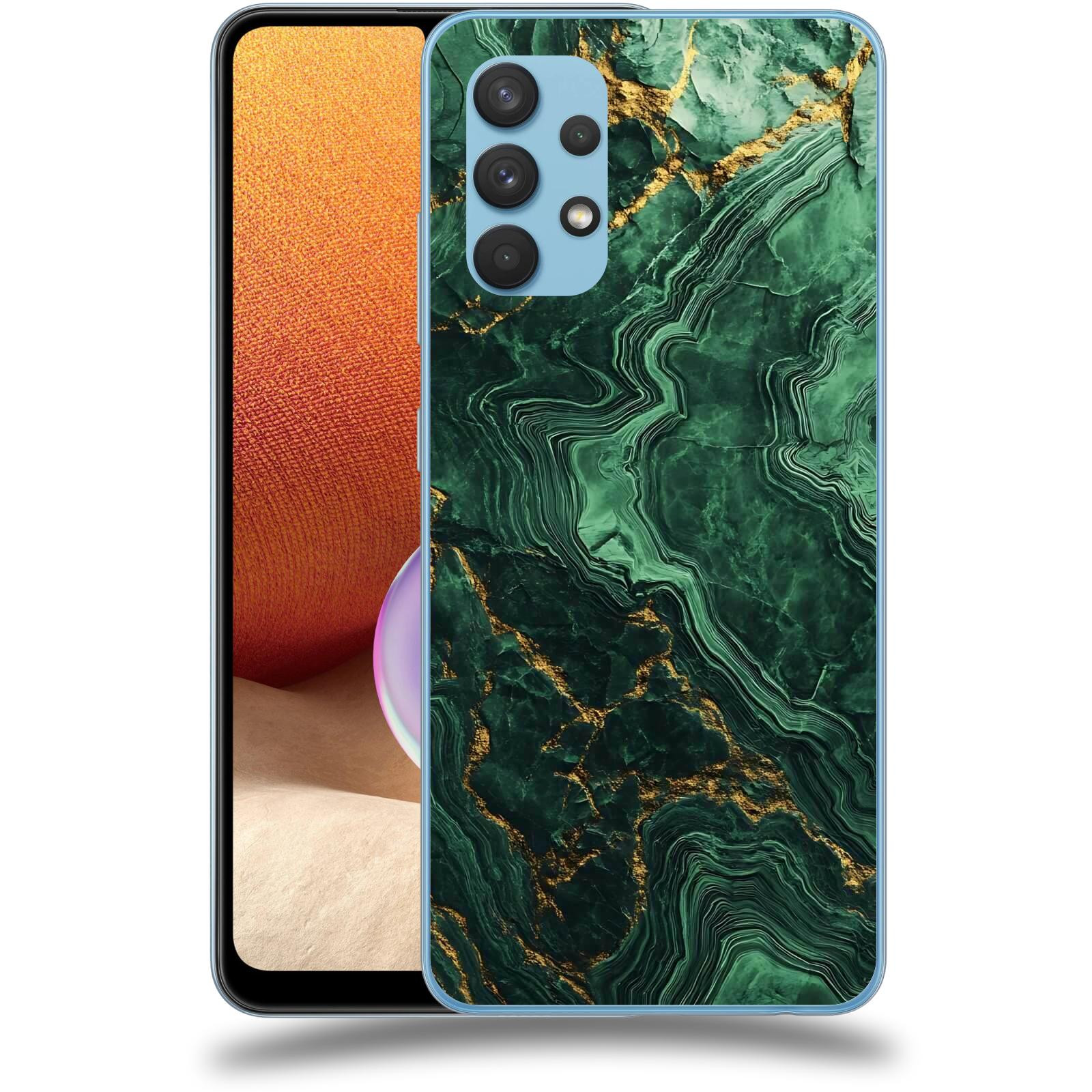 ACOVER Kryt na mobil Samsung Galaxy A32 4G SM-A325F - Golden Moss I