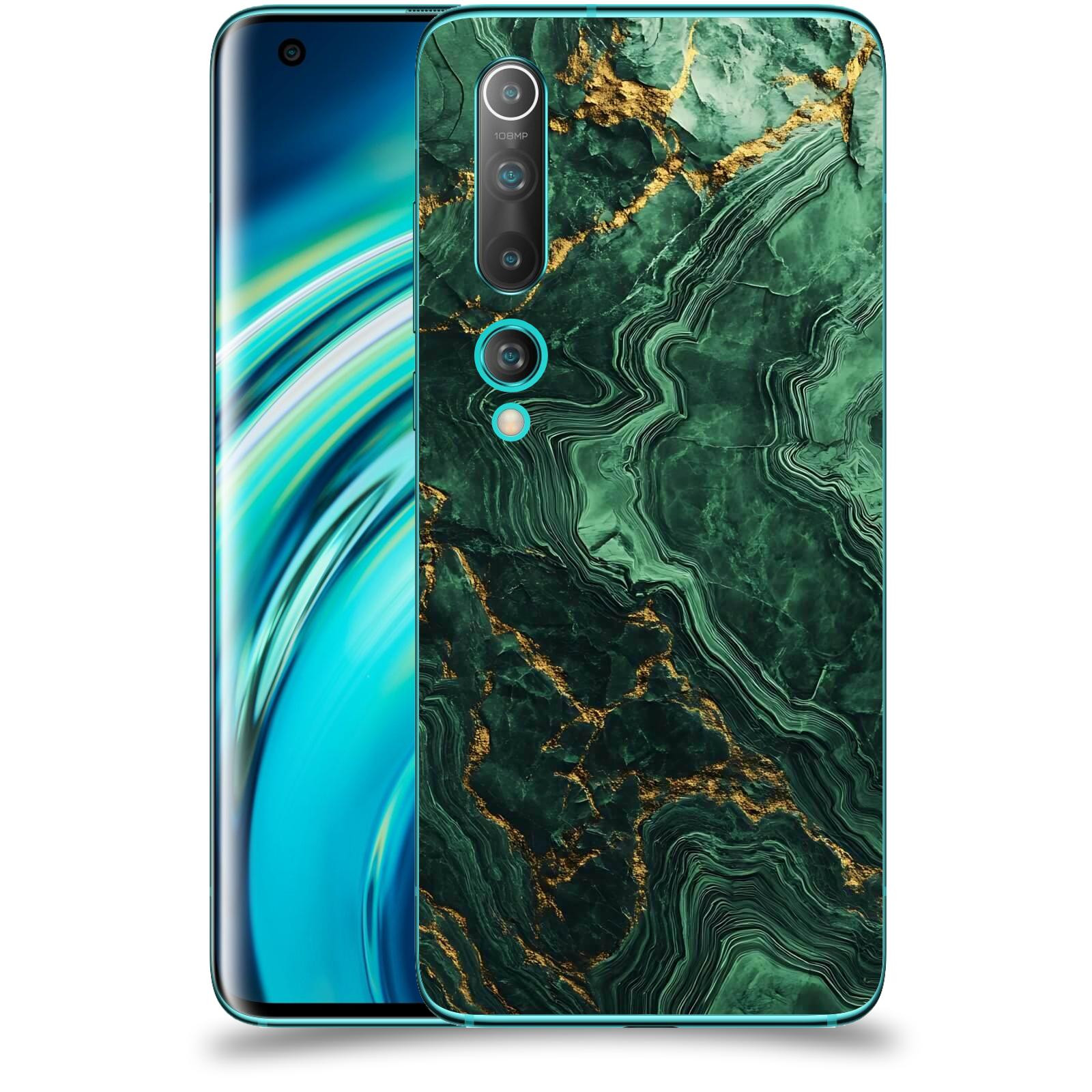 ACOVER Kryt na mobil Xiaomi Mi 10 - Golden Moss I