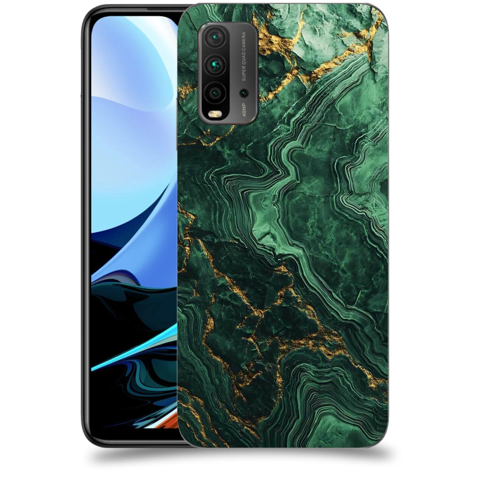 ACOVER Kryt na mobil Xiaomi Redmi 9T - Golden Moss I