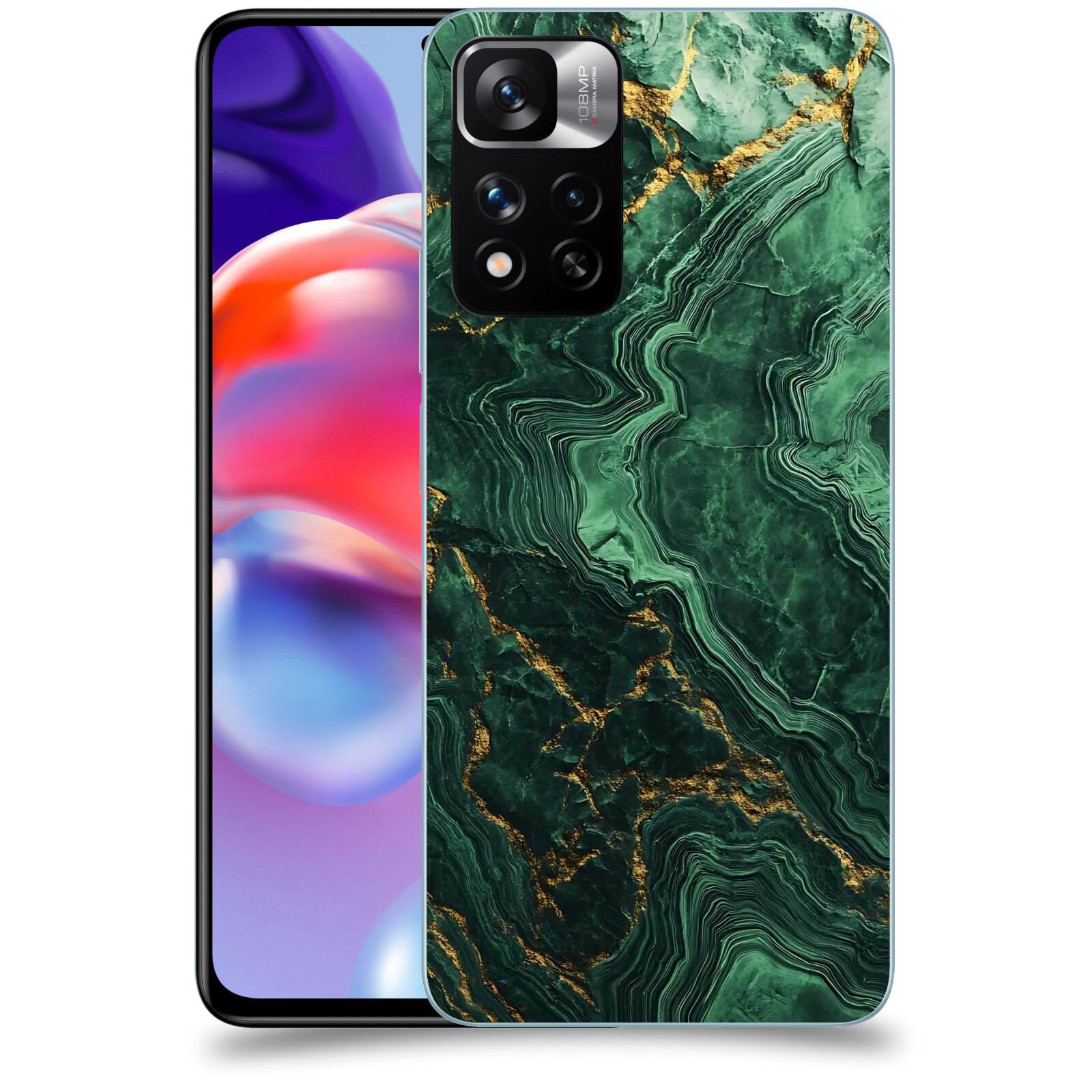 ACOVER Kryt na mobil Xiaomi Redmi Note 11 Pro+ 5G - Golden Moss I