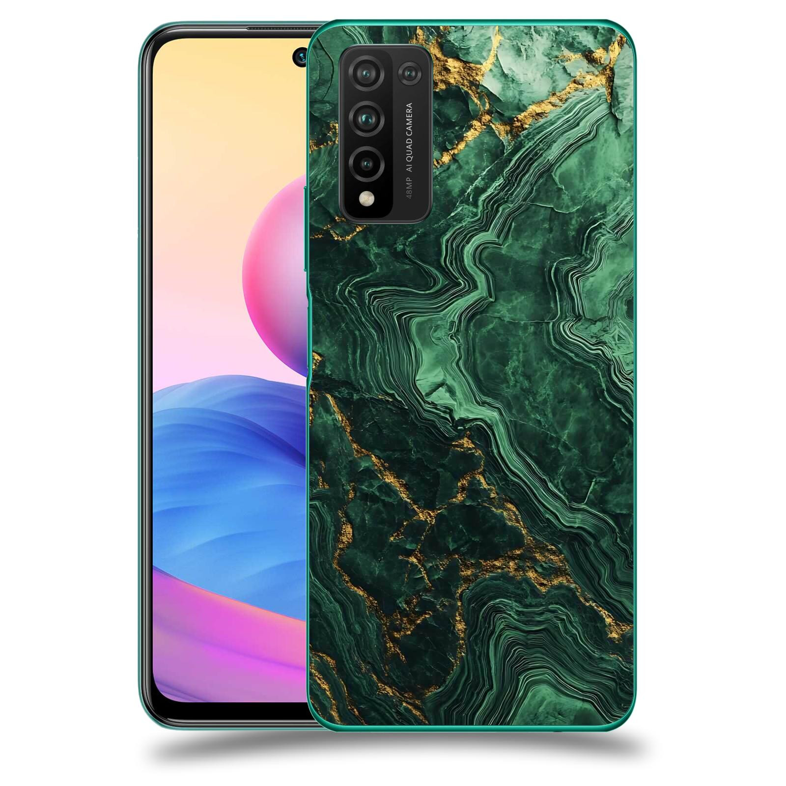 ACOVER Kryt na mobil Honor 10X Lite - Golden Moss I