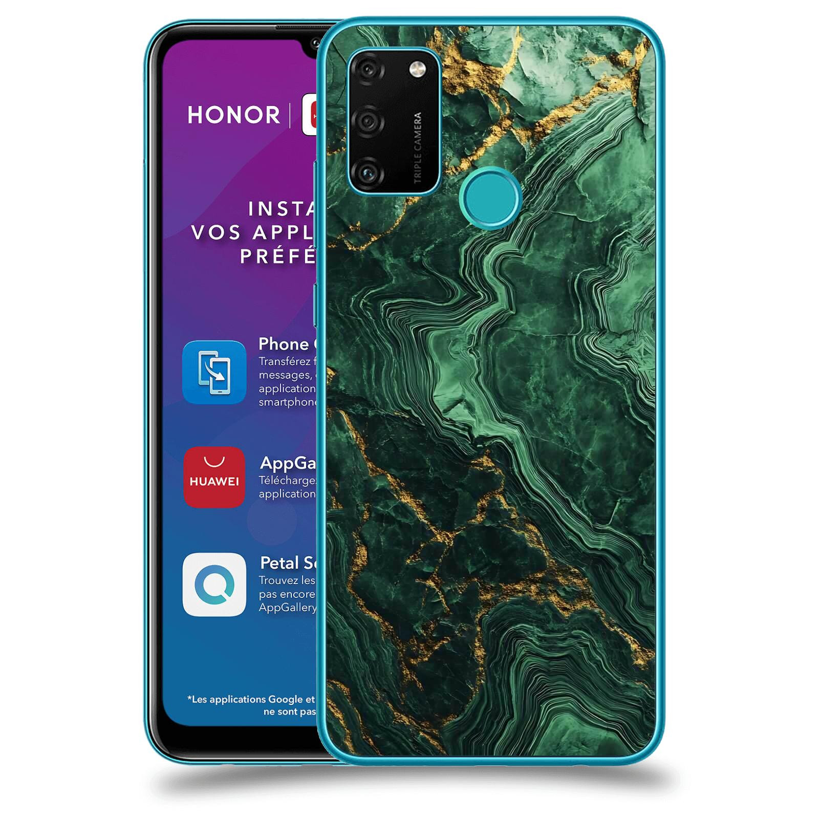 ACOVER Kryt na mobil Honor 9A - Golden Moss I