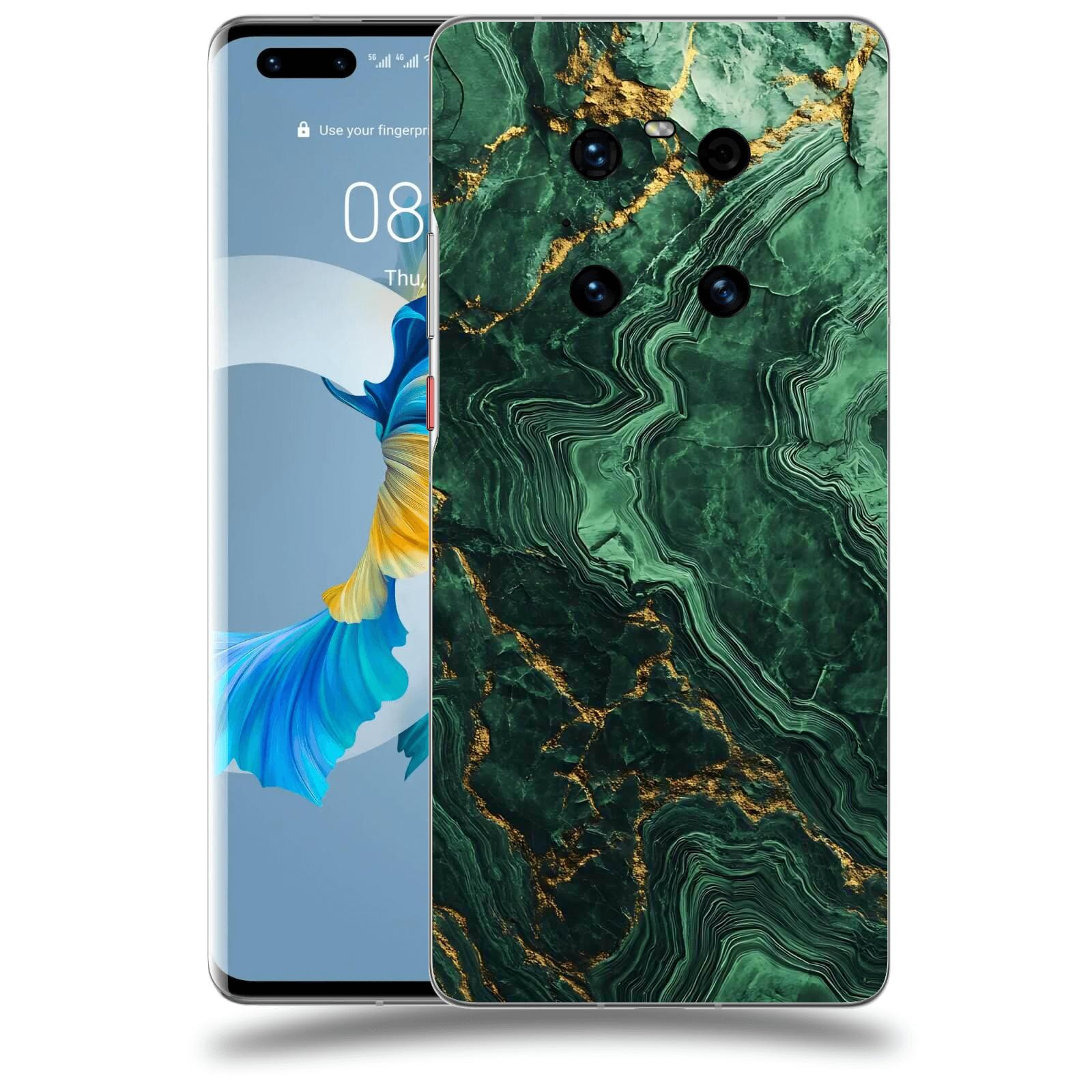 ACOVER Kryt na mobil Huawei Mate 40 Pro - Golden Moss I