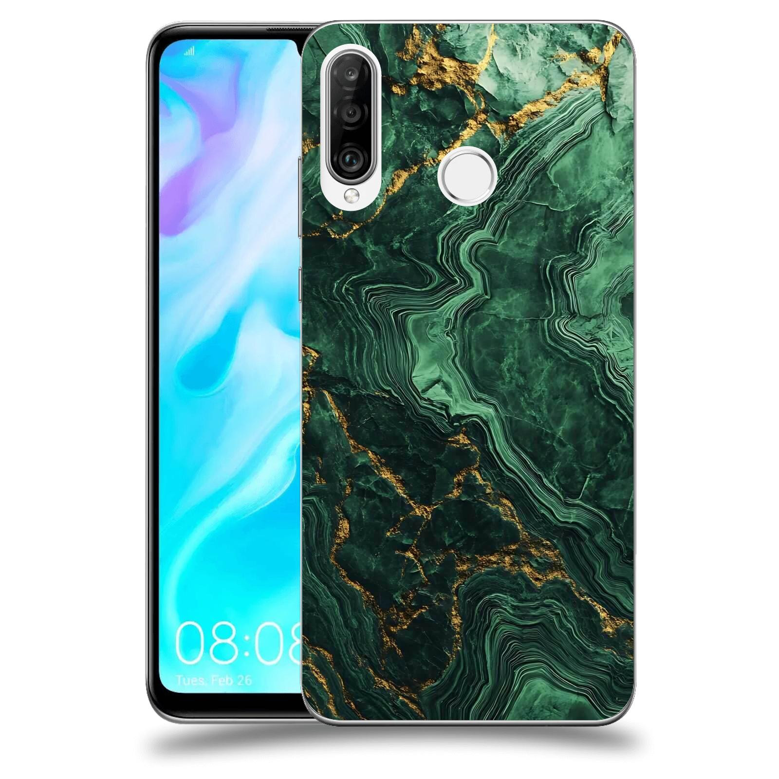 ACOVER Kryt na mobil Huawei P30 Lite - Golden Moss I