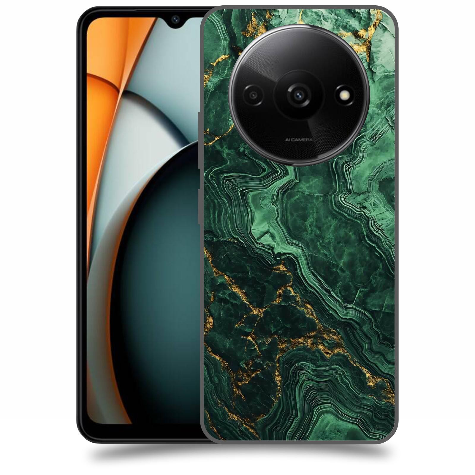 ACOVER Kryt na mobil Xiaomi Redmi A3 - Golden Moss I