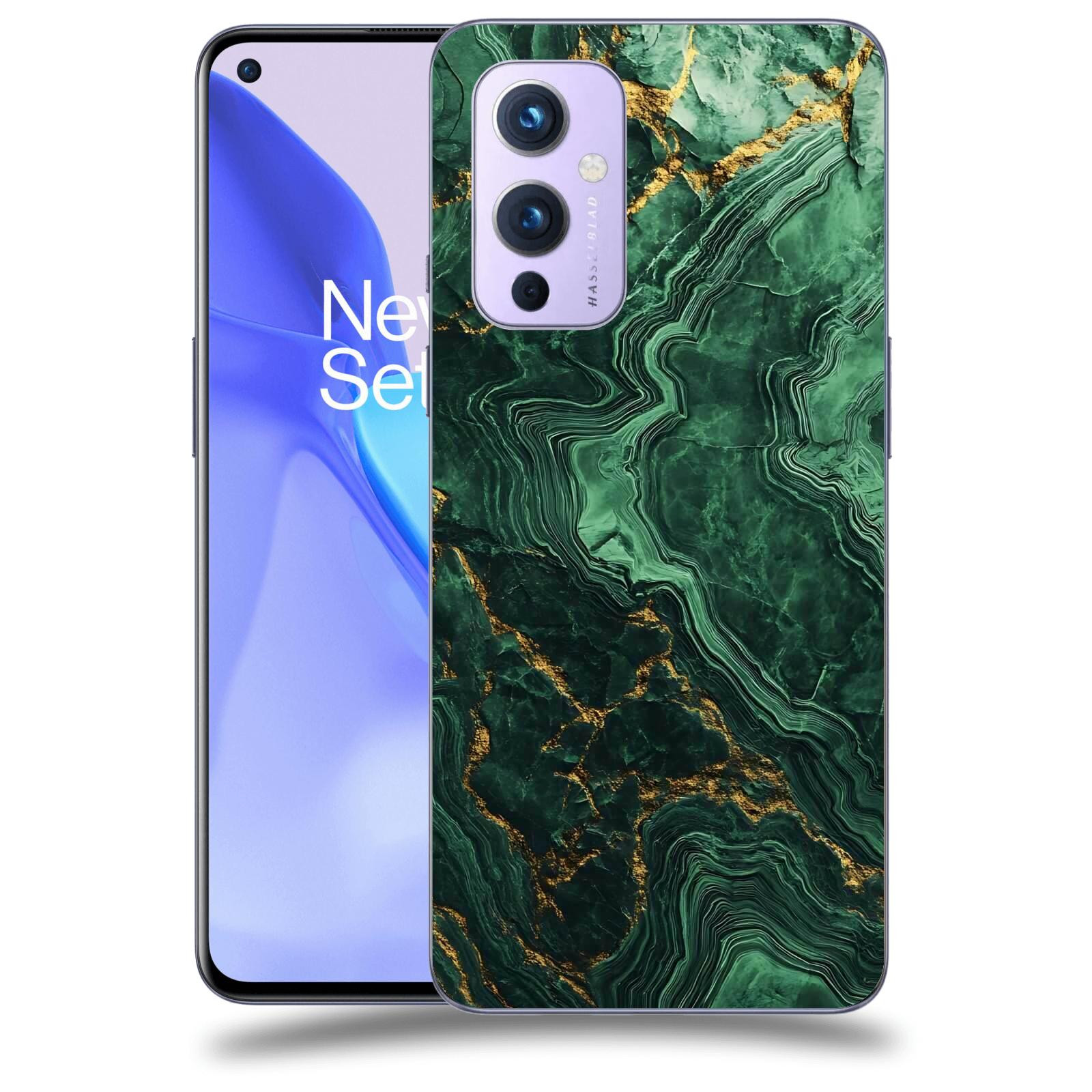 ACOVER Kryt na mobil OnePlus 9 - Golden Moss I