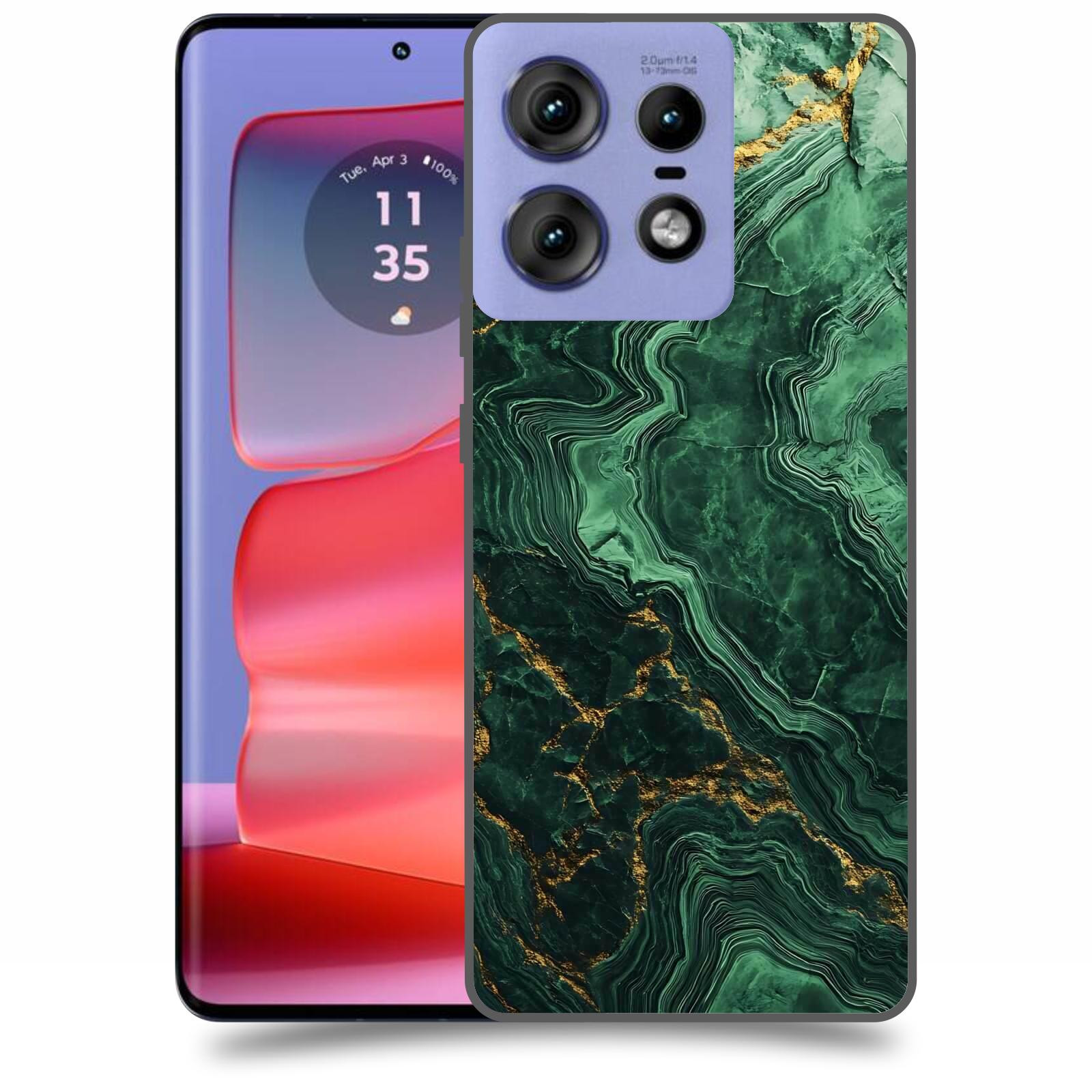 ACOVER Kryt na mobil Motorola Edge 50 Pro - Golden Moss I