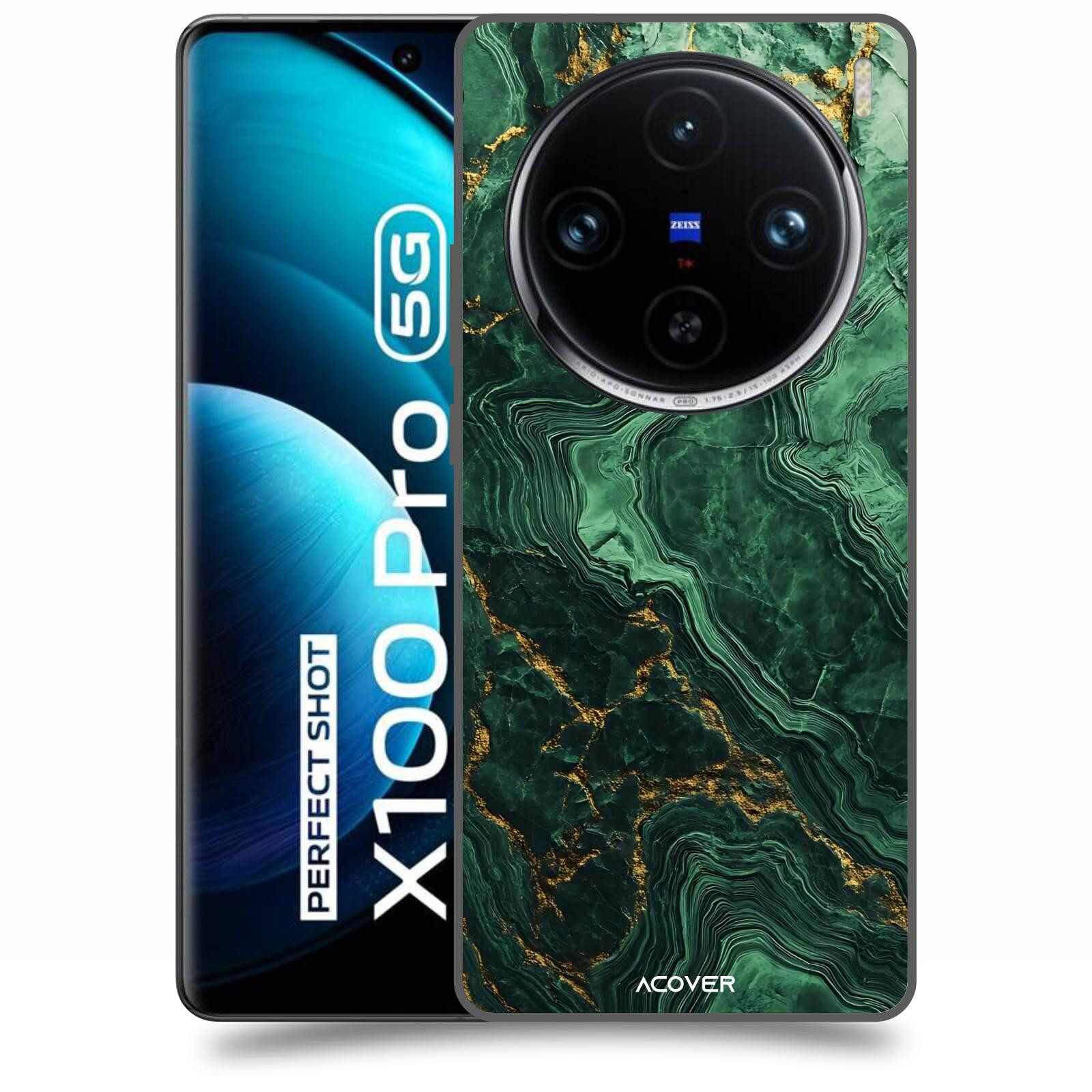 ACOVER Kryt na mobil Vivo X100 Pro - Golden Moss I