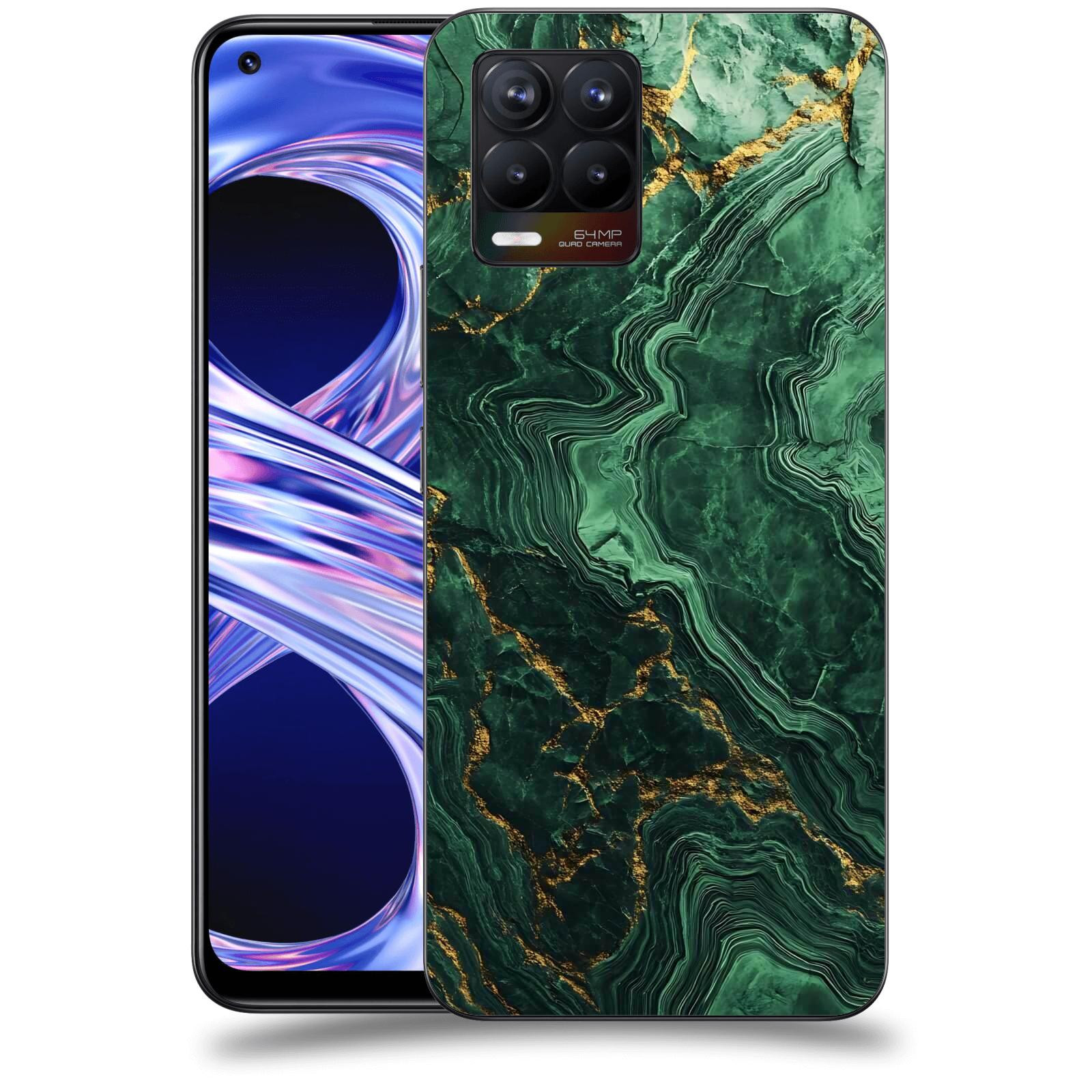 ACOVER Kryt na mobil Realme 8 - Golden Moss I