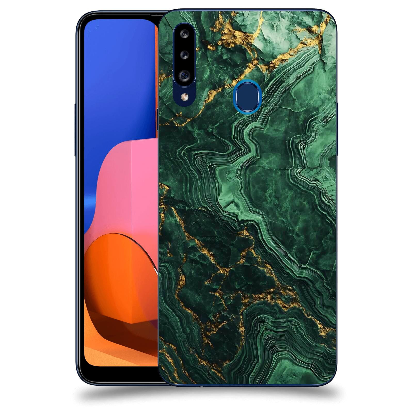 ACOVER Kryt na mobil Samsung Galaxy A20s - Golden Moss I