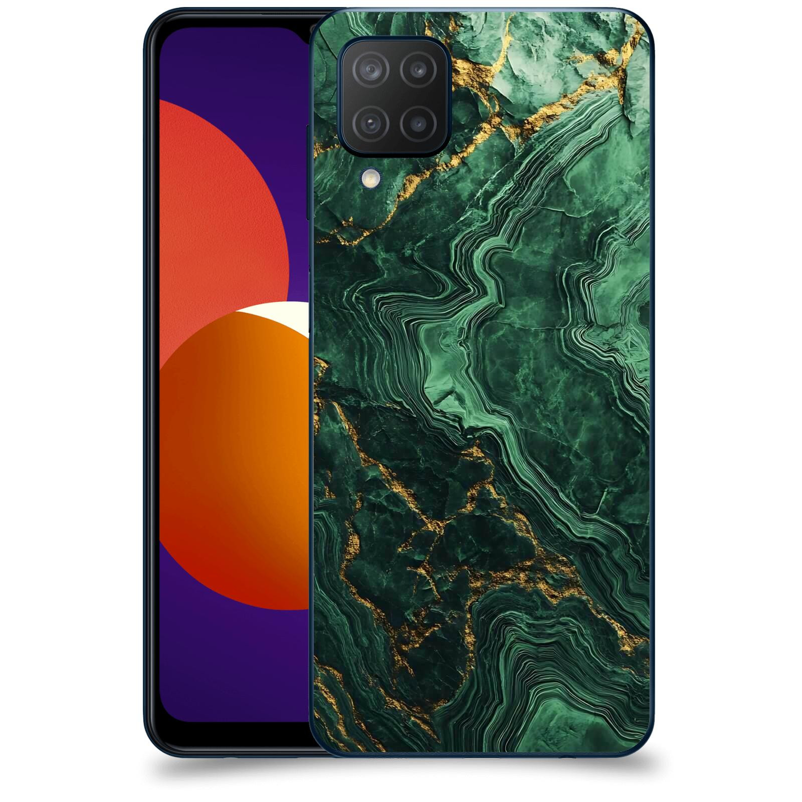ACOVER Kryt na mobil Samsung Galaxy M12 M127F - Golden Moss I
