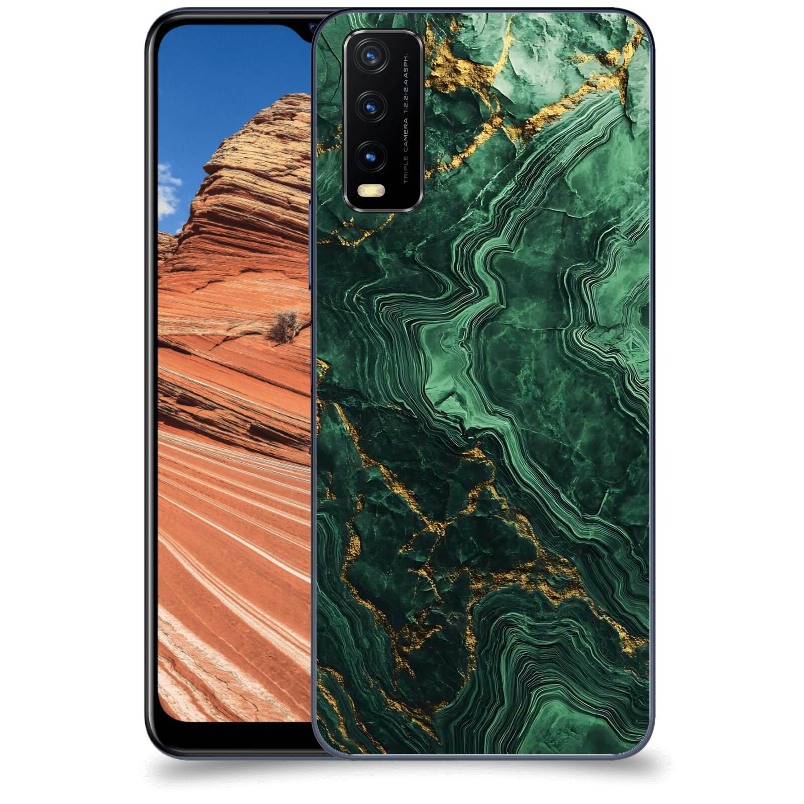 ACOVER Kryt na mobil Vivo Y20s - Golden Moss I