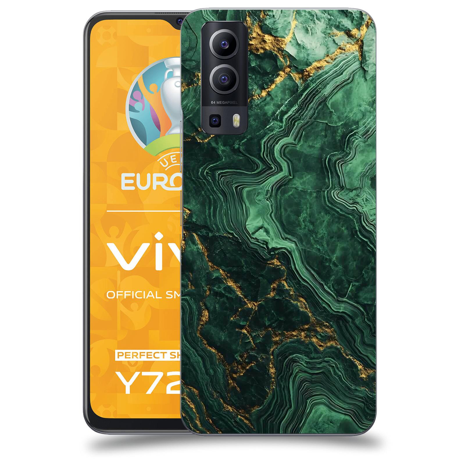 ACOVER Kryt na mobil Vivo Y72 5G - Golden Moss I