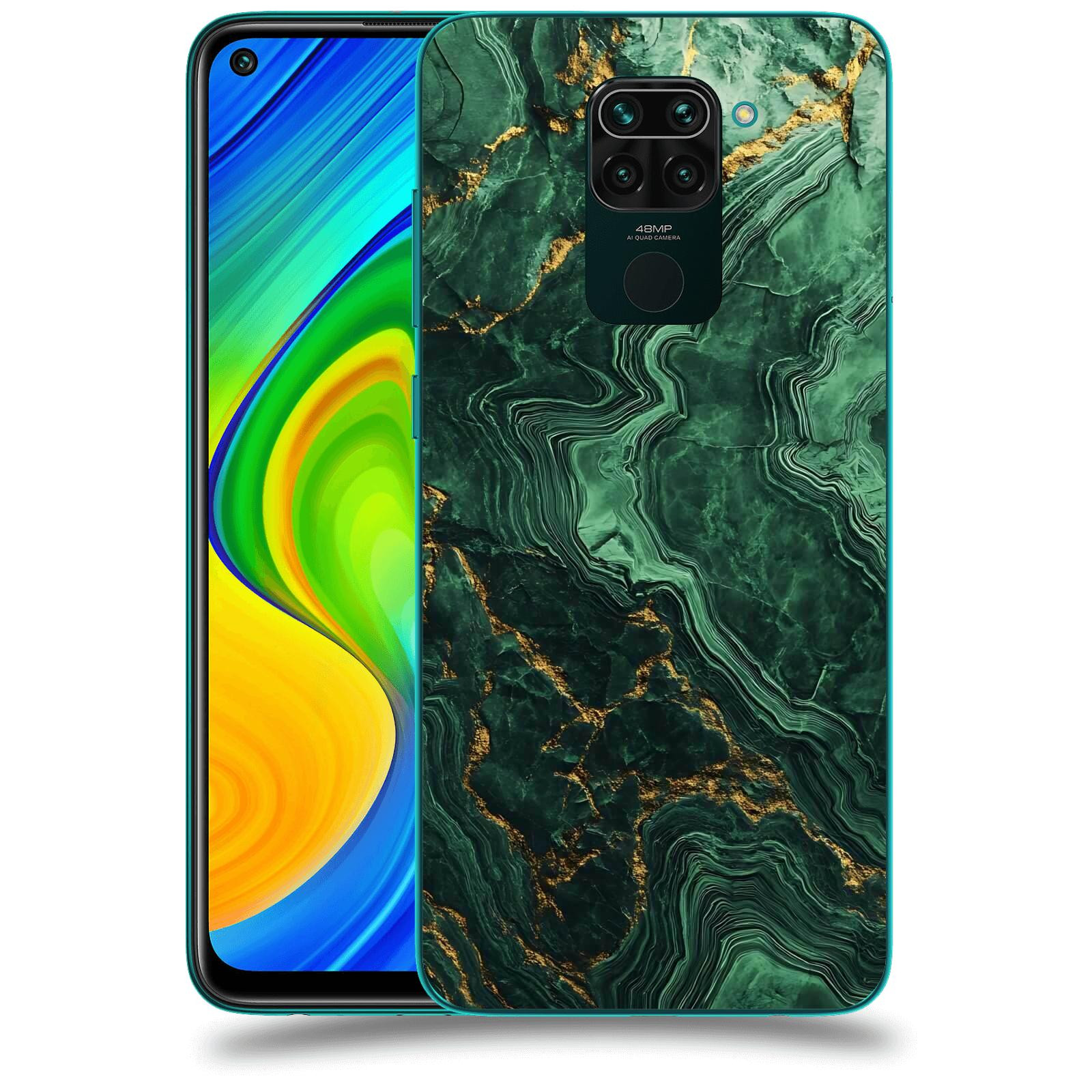 ACOVER Kryt na mobil Xiaomi Redmi Note 9 - Golden Moss I