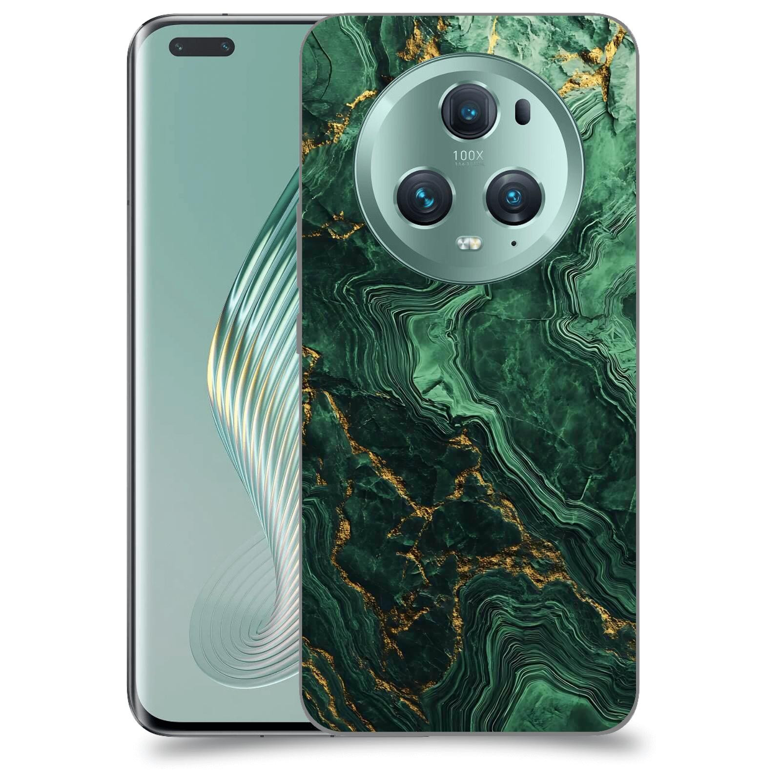 ACOVER Kryt na mobil Honor Magic5 Pro - Golden Moss I