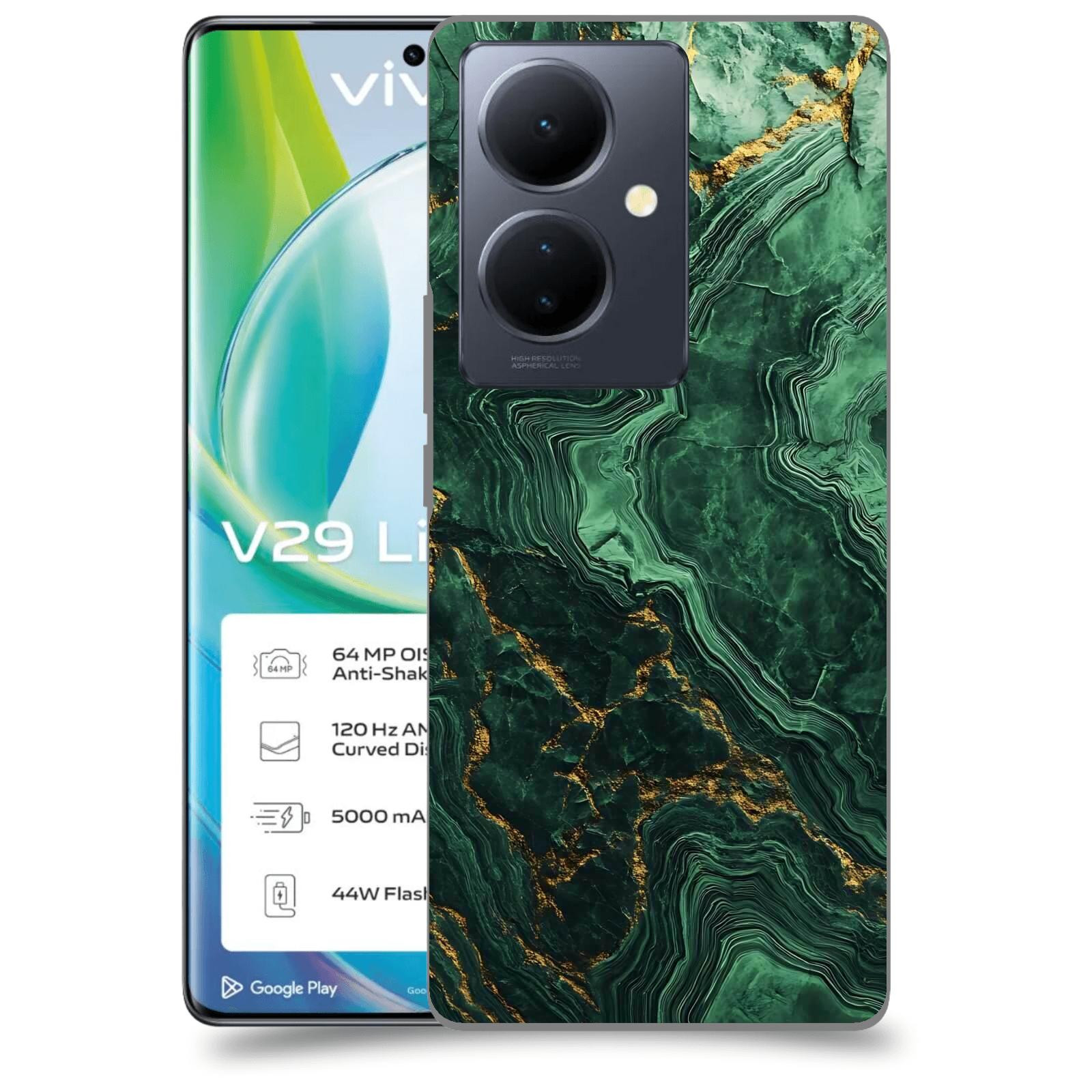 ACOVER Kryt na mobil VIVO V29 Lite 5G - Golden Moss I