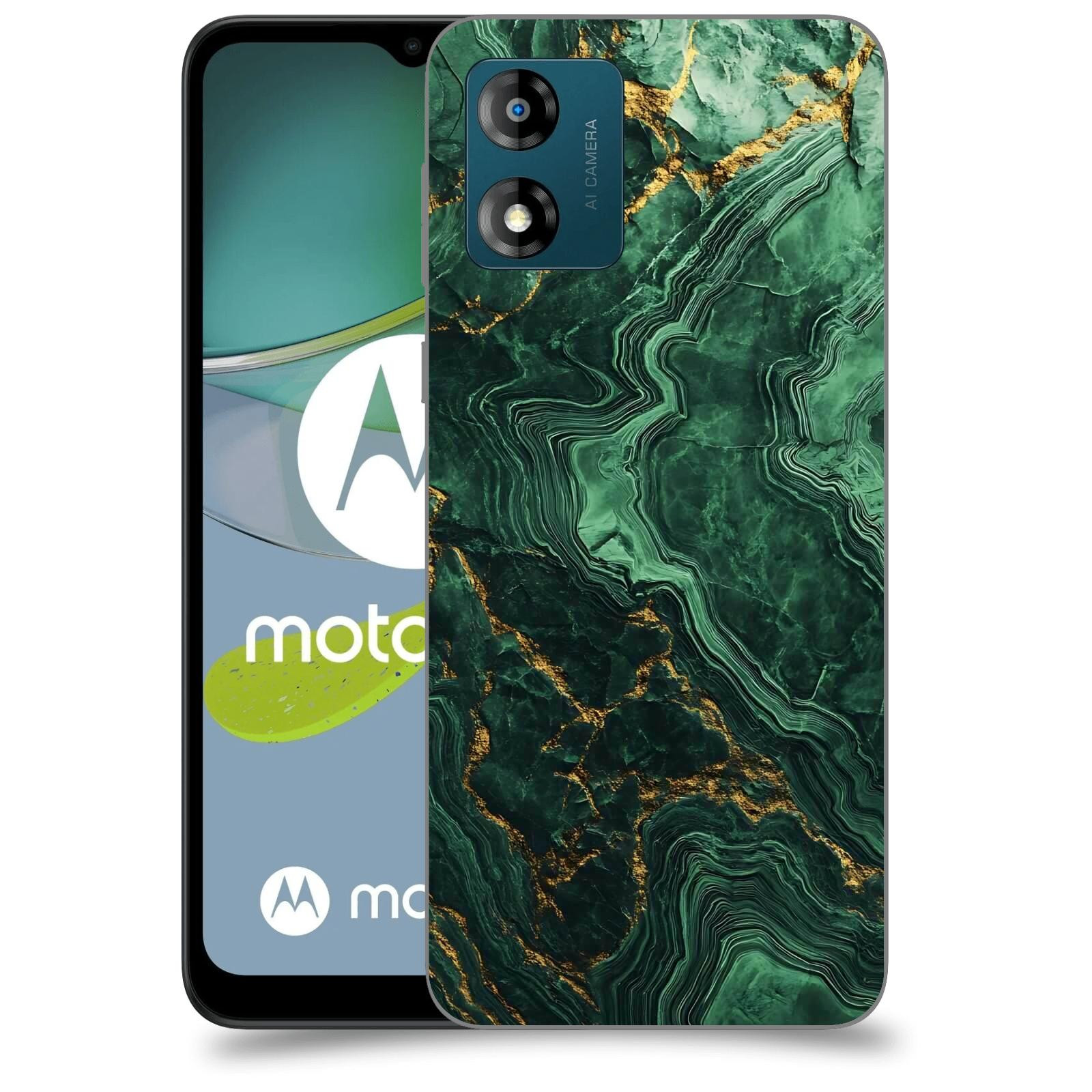 ACOVER Kryt na mobil Motorola Moto E13 - Golden Moss I