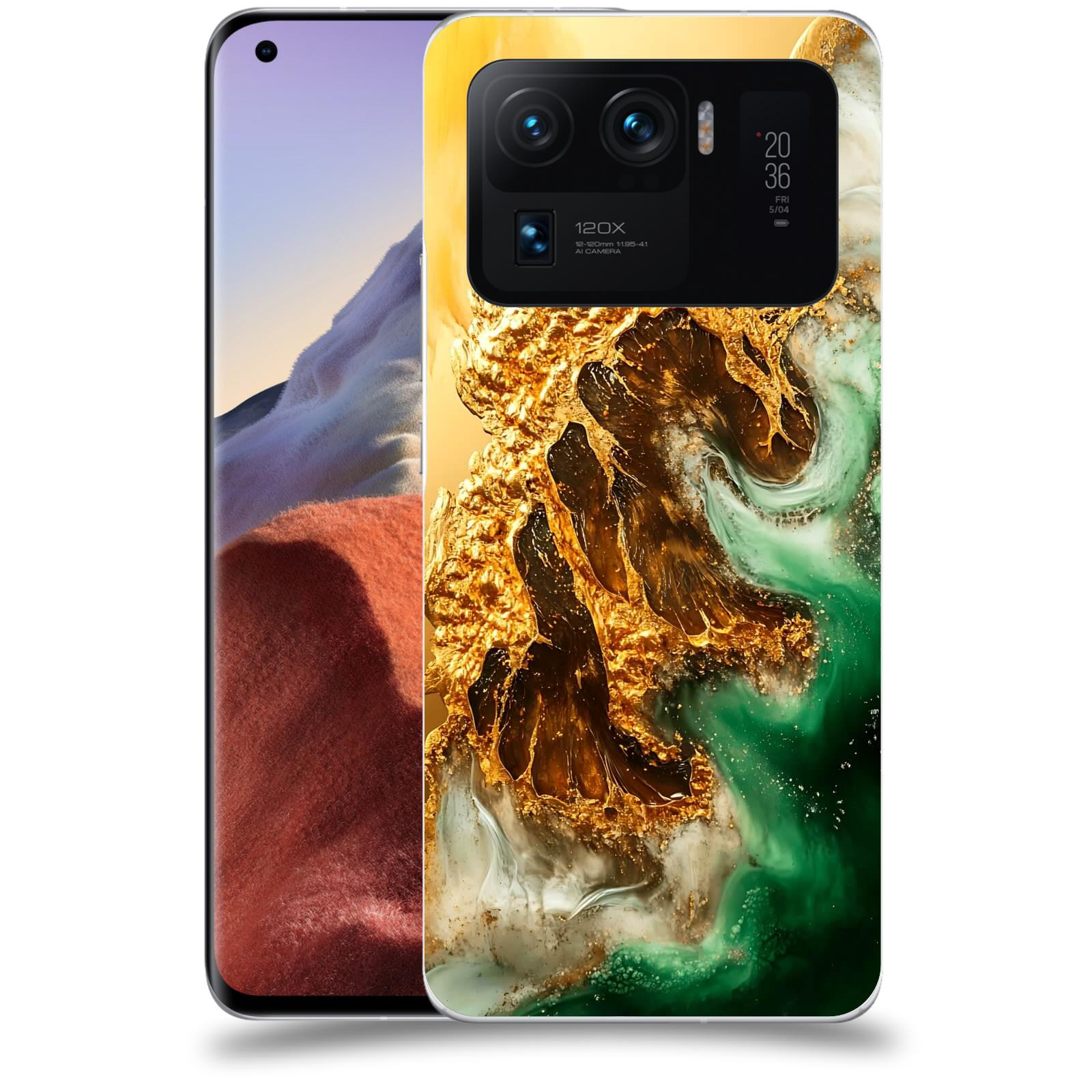 ACOVER Kryt na mobil Xiaomi Mi 11 Ultra - Golden Moss II