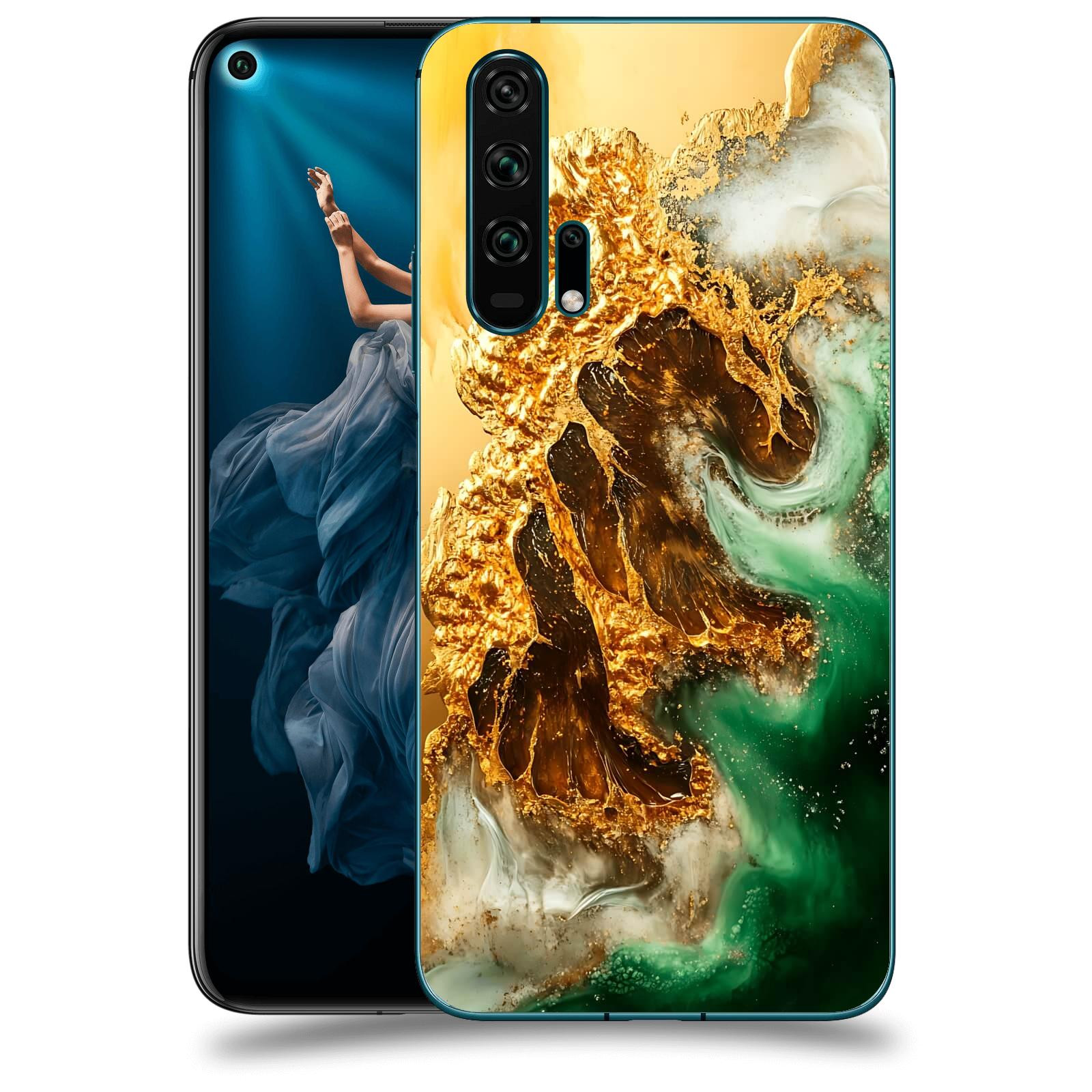 ACOVER Kryt na mobil Honor 20 Pro - Golden Moss II
