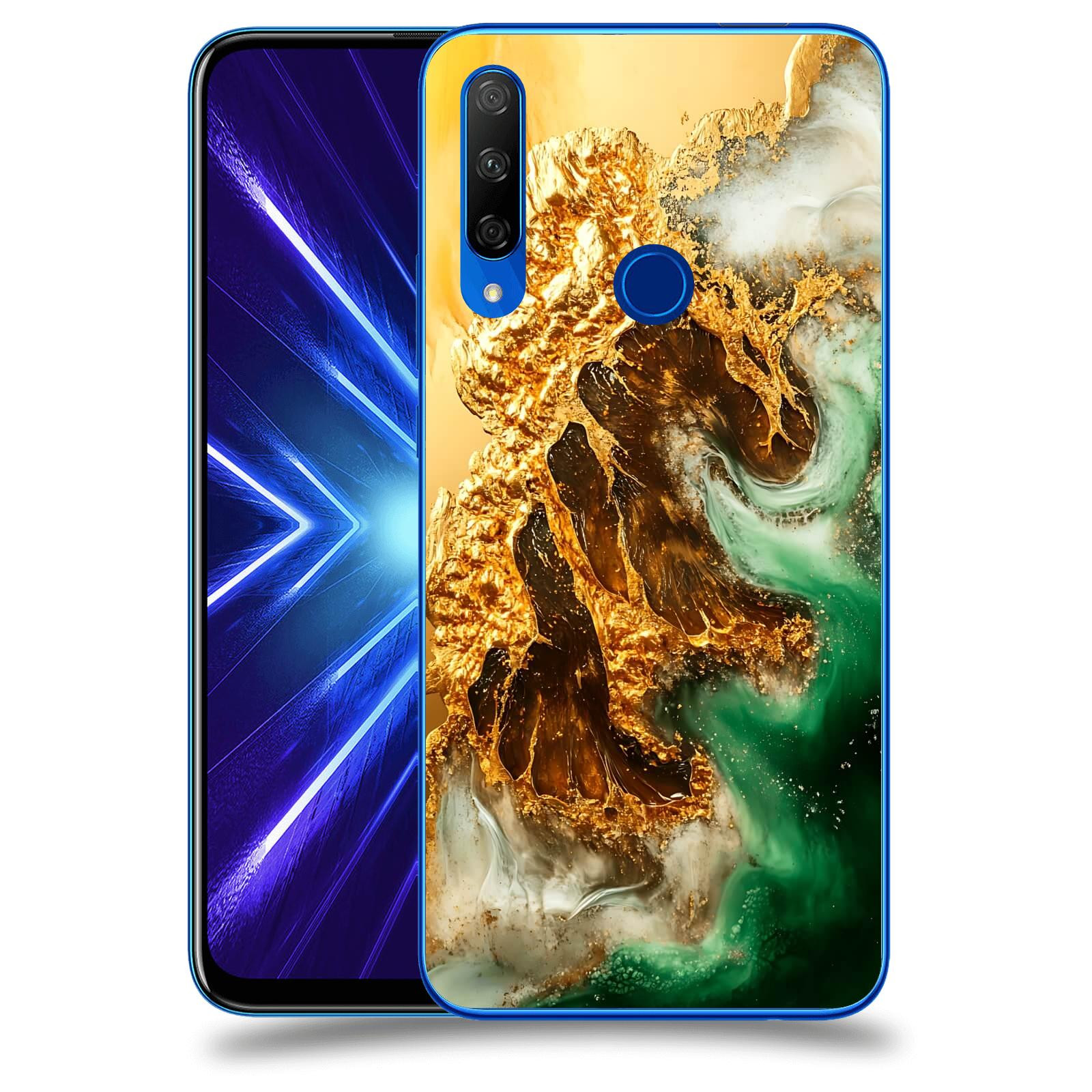 ACOVER Kryt na mobil Honor 9X - Golden Moss II