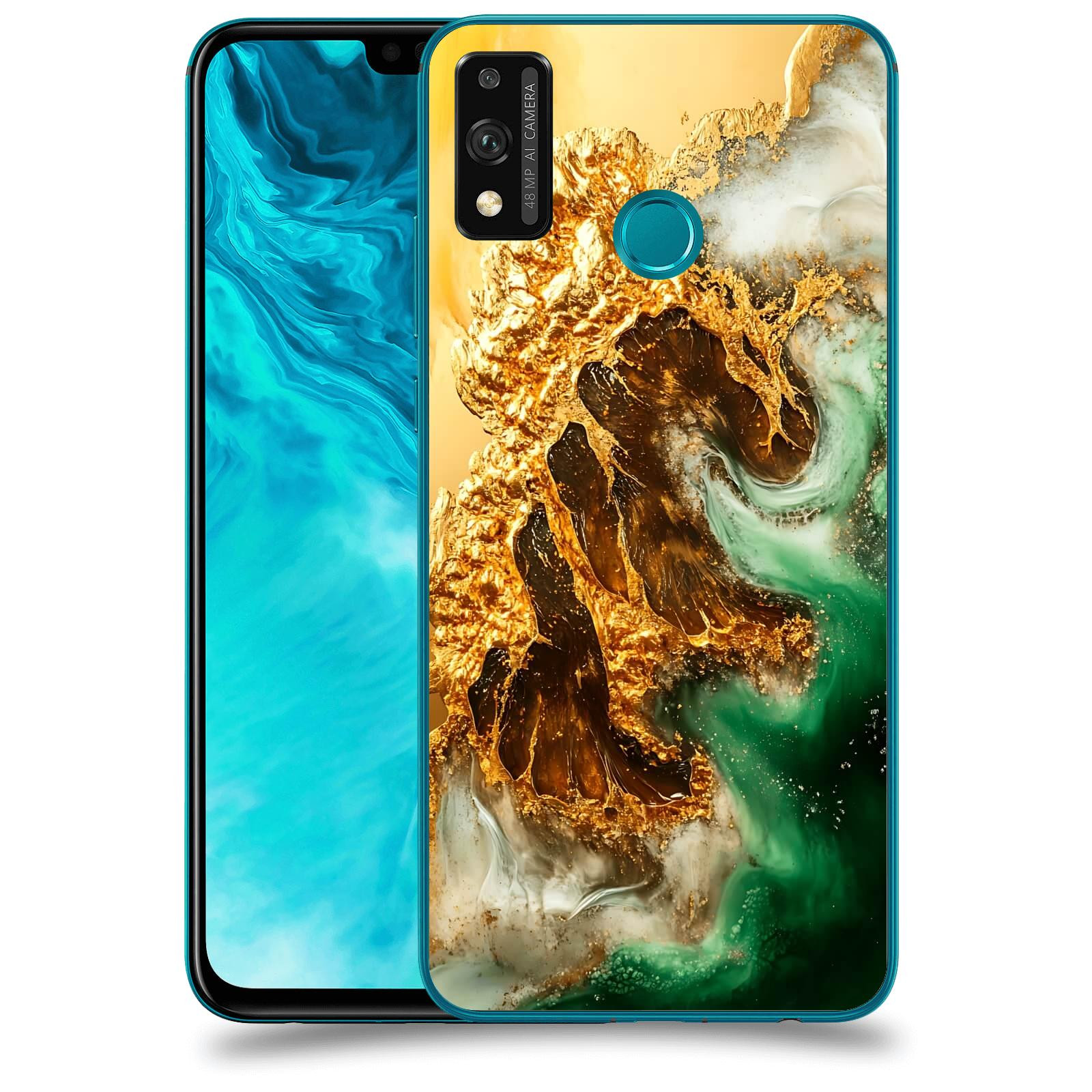 ACOVER Kryt na mobil Honor 9X Lite - Golden Moss II