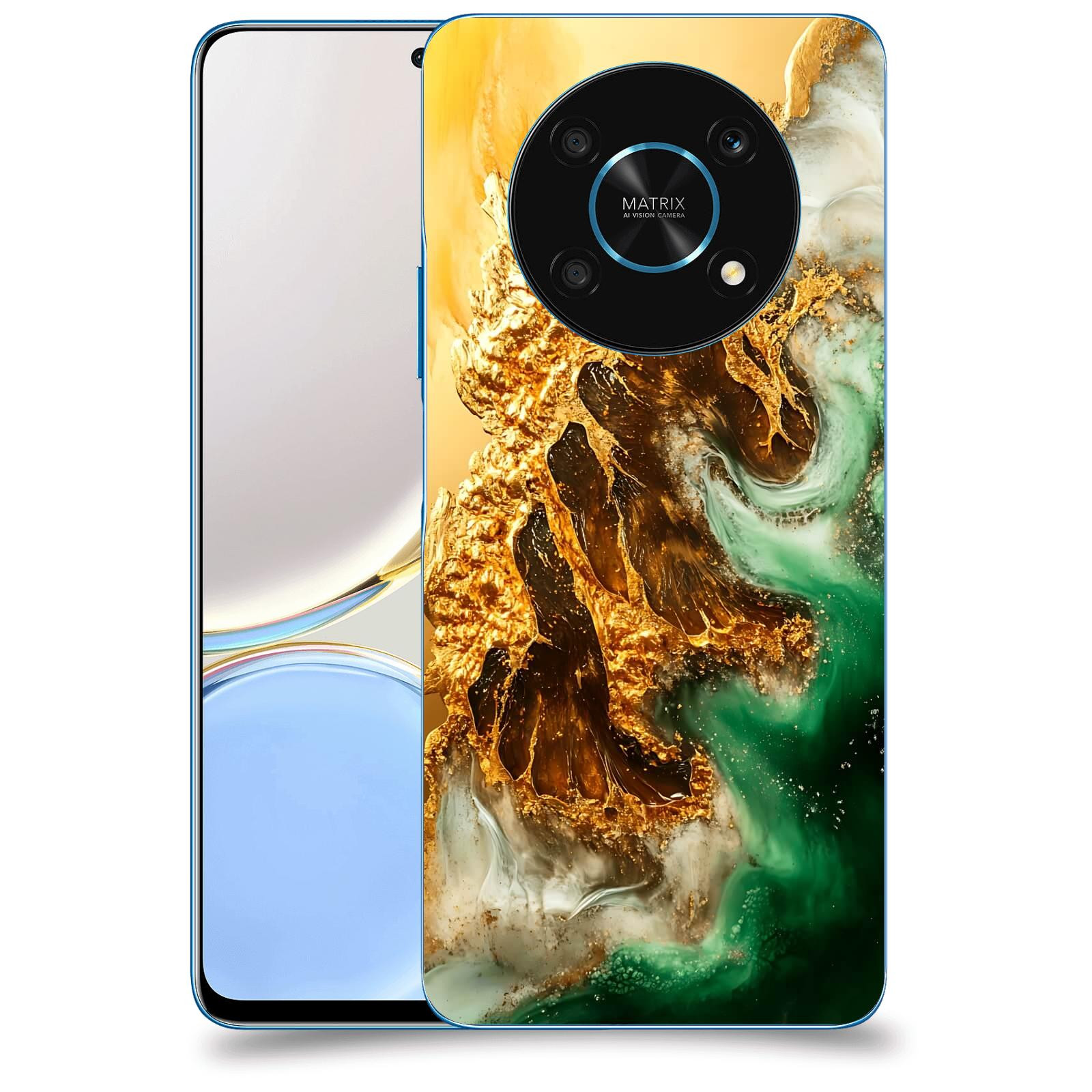 ACOVER Kryt na mobil Honor Magic 4 Lite 5G - Golden Moss II