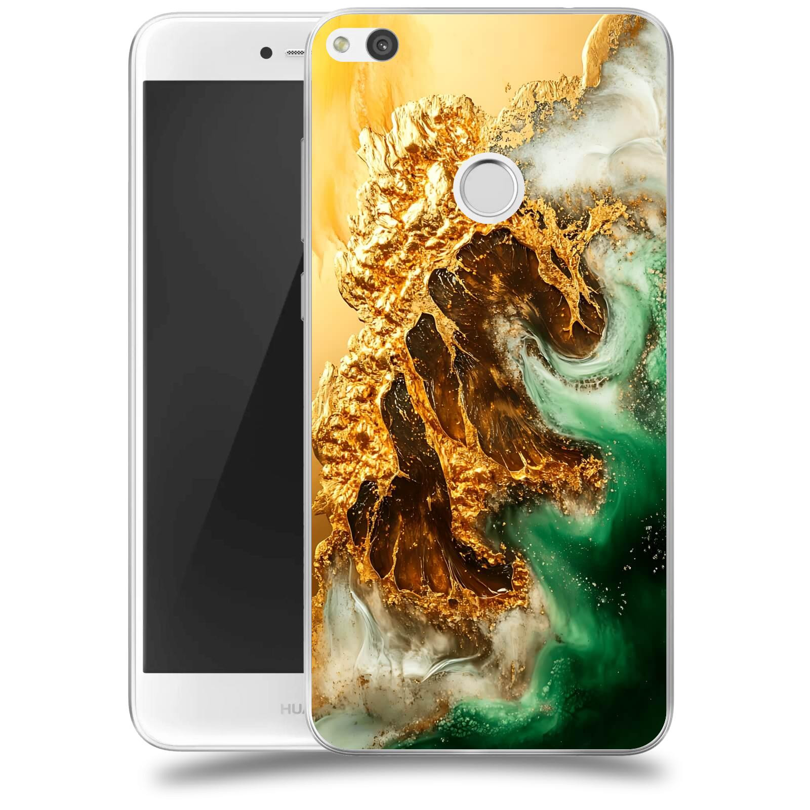 ACOVER Kryt na mobil Huawei P9 Lite 2017 - Golden Moss II