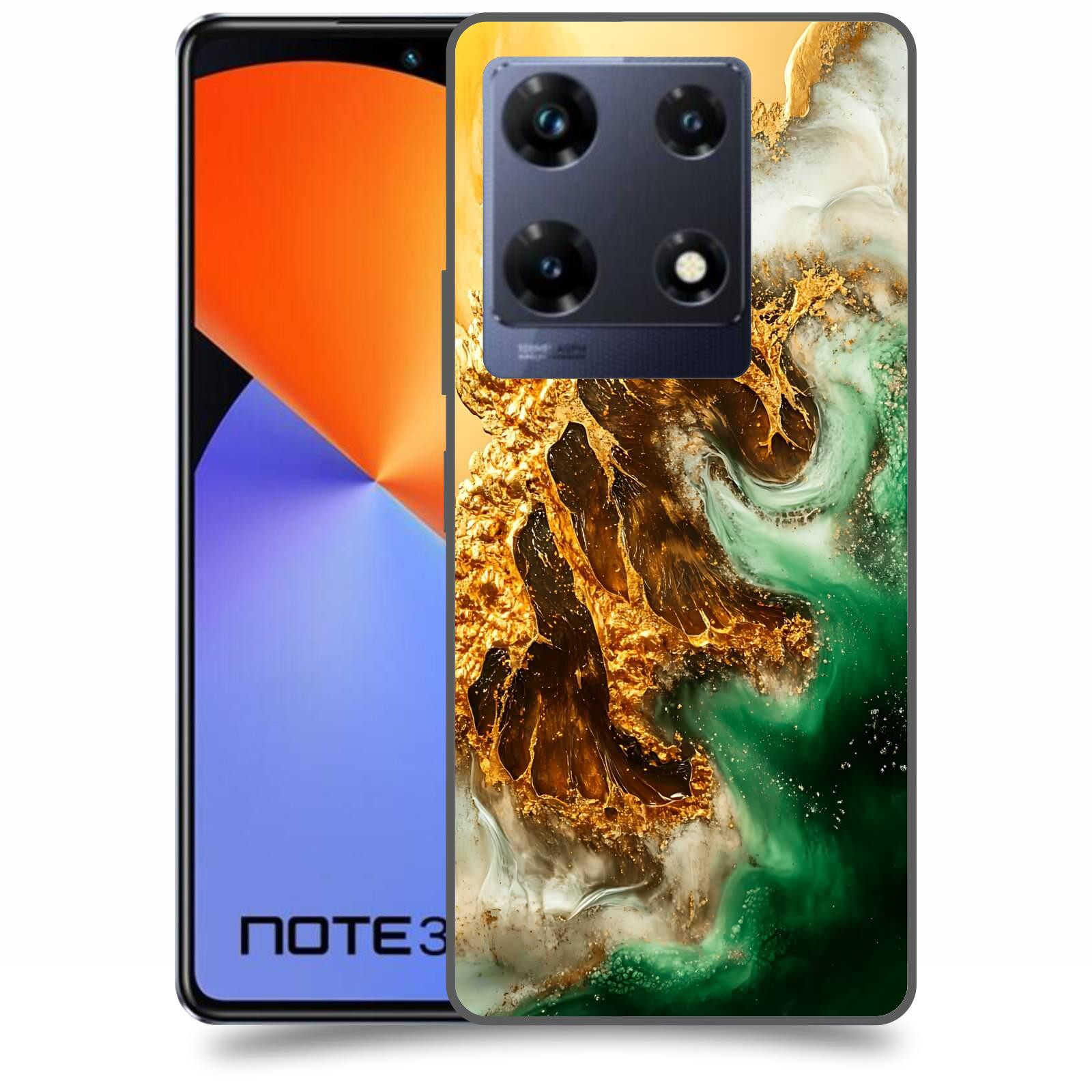 ACOVER Kryt na mobil Infinix Note 30 PRO - Golden Moss II