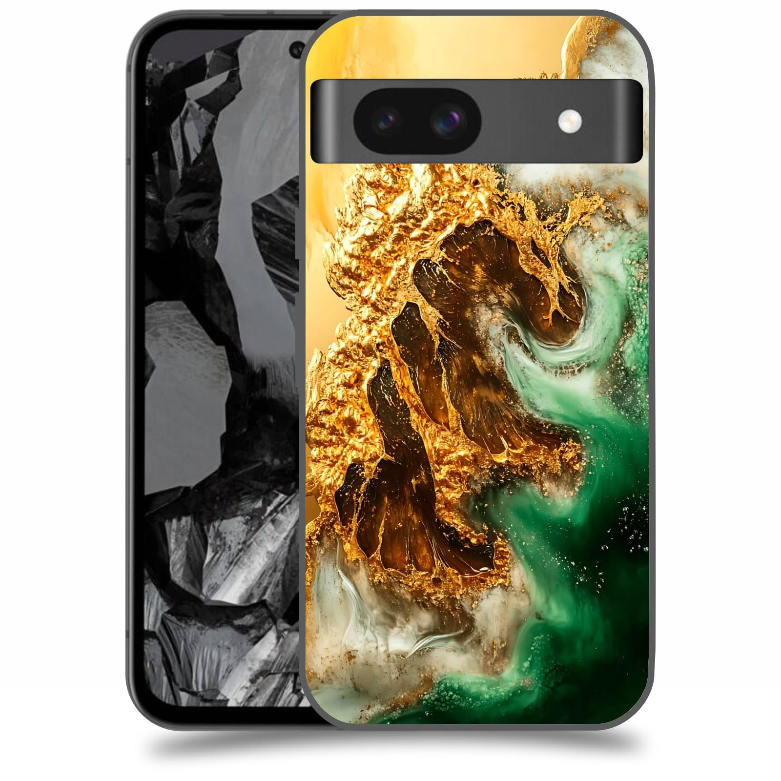 ACOVER Kryt na mobil Google Pixel 8A - Golden Moss II