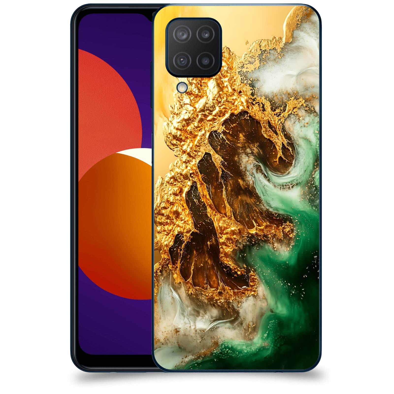 ACOVER Kryt na mobil Samsung Galaxy M12 M127F - Golden Moss II