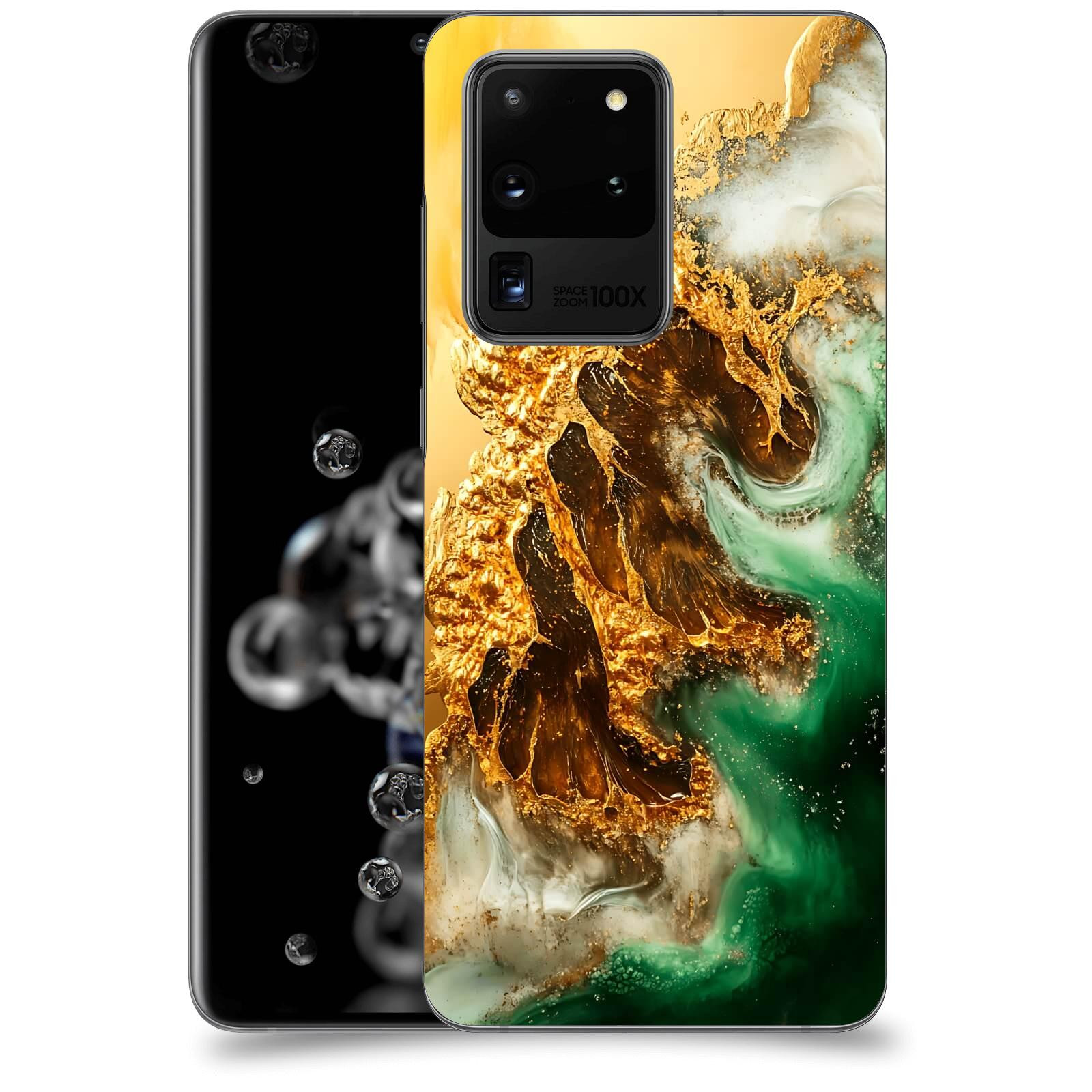 ACOVER Kryt na mobil Samsung Galaxy S20 Ultra 5G G988F - Golden Moss II